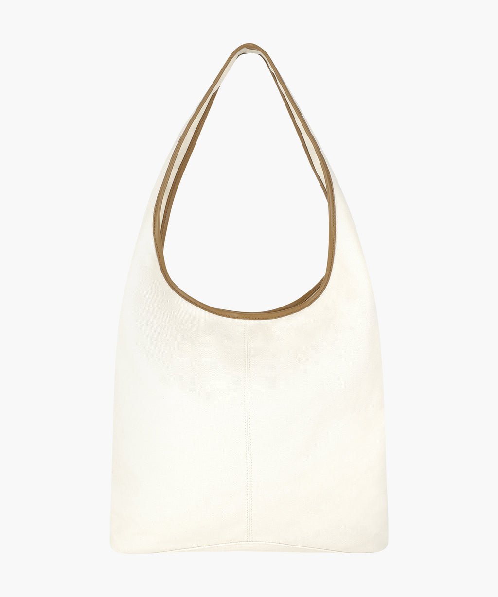 Marithe & Francois Girbaud - Classic Logo One Shoulder Bucket Bag (Natural) product image 4 | TRAB K-Fashion Australia