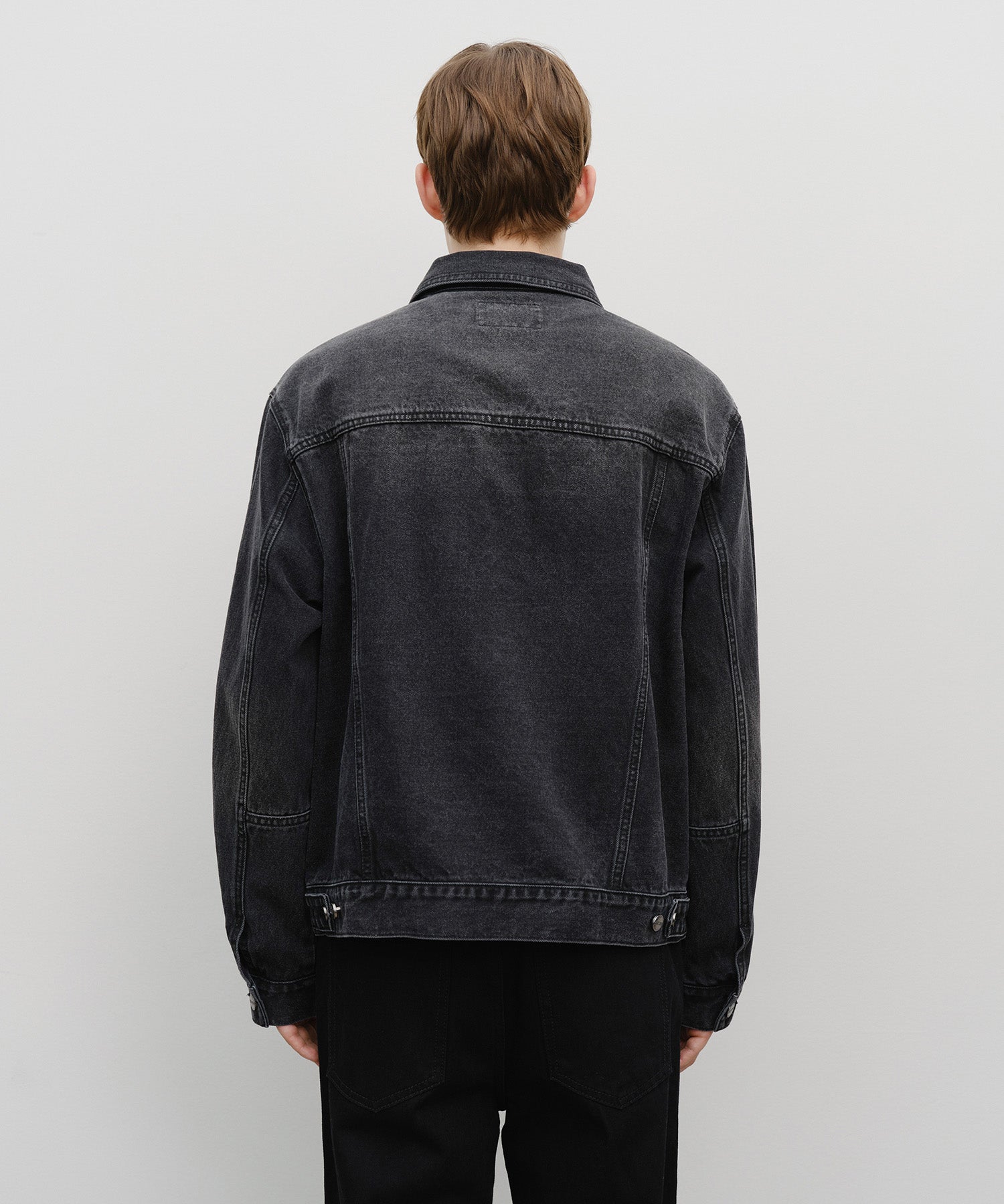 Marithe & Francois Girbaud - Denim Trucker Jacket (Black) product image 3 | TRAB K-Fashion Australia
