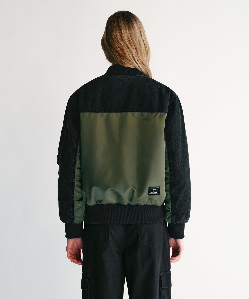 Marithe & Francois Girbaud - Marithe X Alpha Industries Ma-1 Jumper (Black) product image 3 | TRAB K-Fashion Australia
