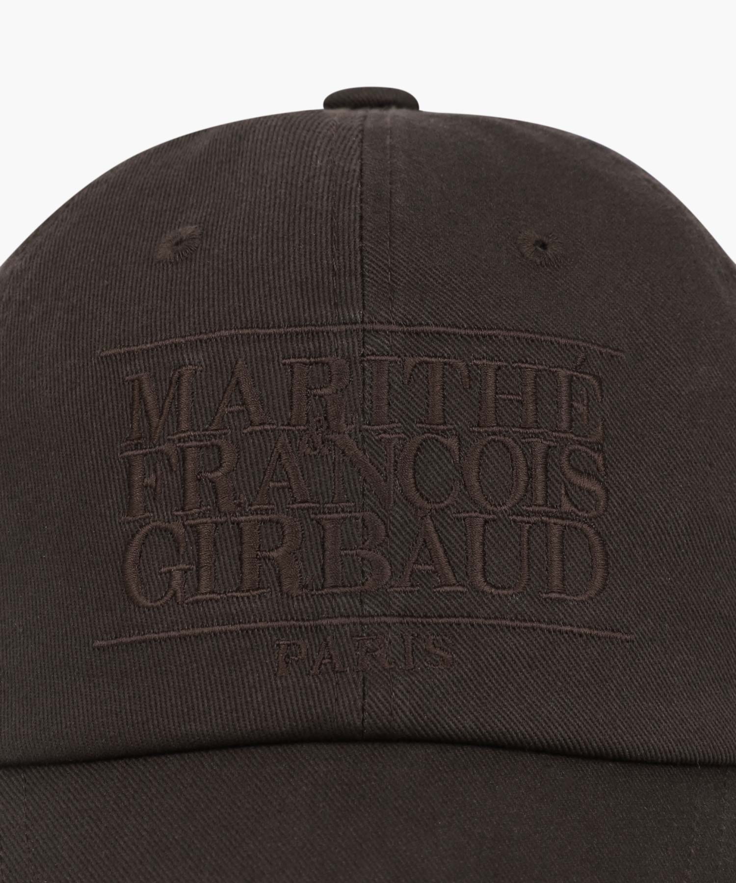 Marithe & Francois Girbaud - Classic Logo Covered Cap (Dark Brown) product image 3 | TRAB K-Fashion Australia