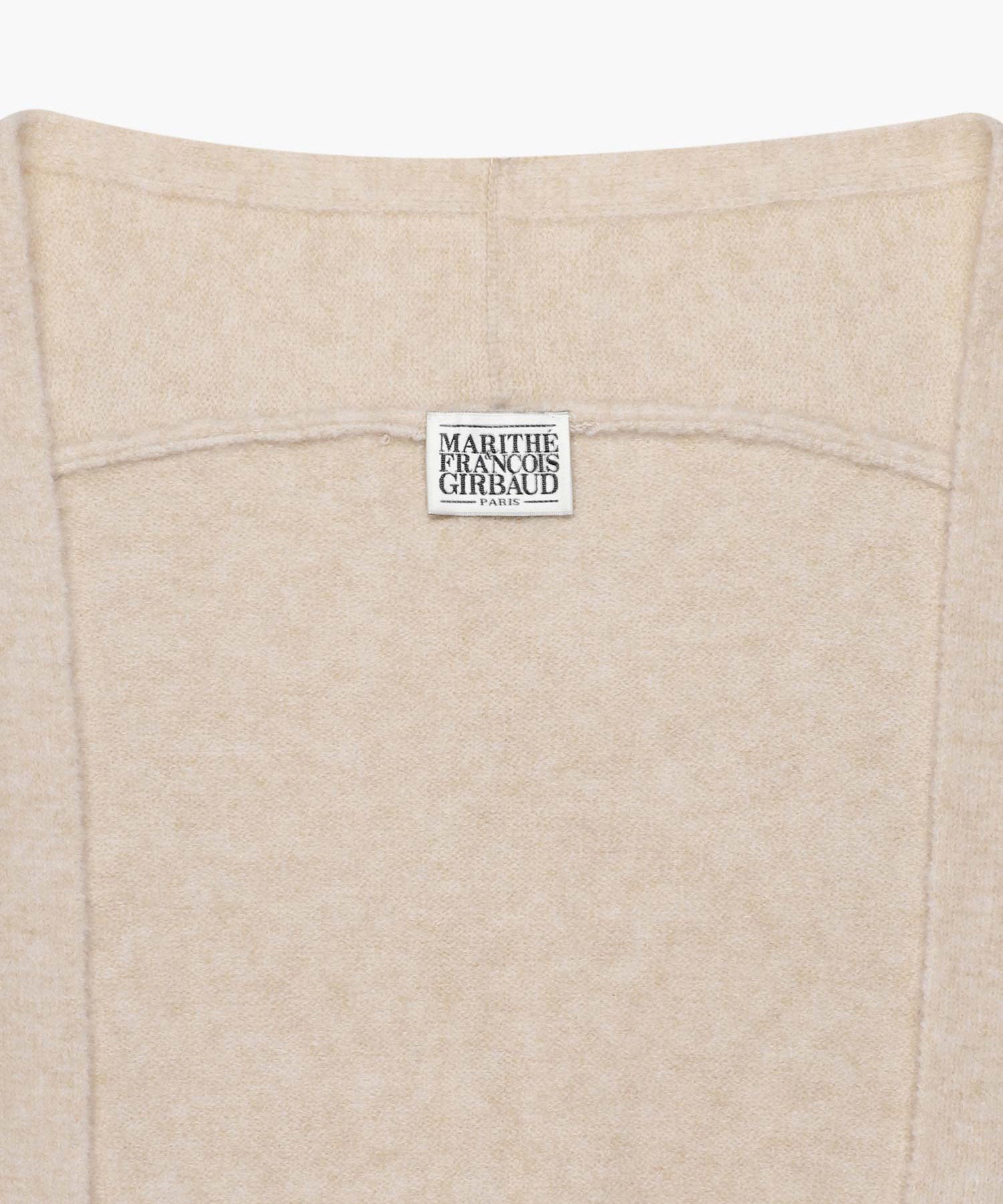 Marithe & Francois Girbaud - Circle Logo Shawl Muffler (Beige) product image 3 | TRAB K-Fashion Australia