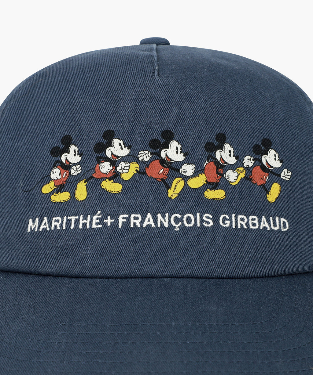 Marithe & Francois Girbaud - Mickey_graphic 5 Panel Cap (Ash Blue) product image 3 | TRAB K-Fashion Australia