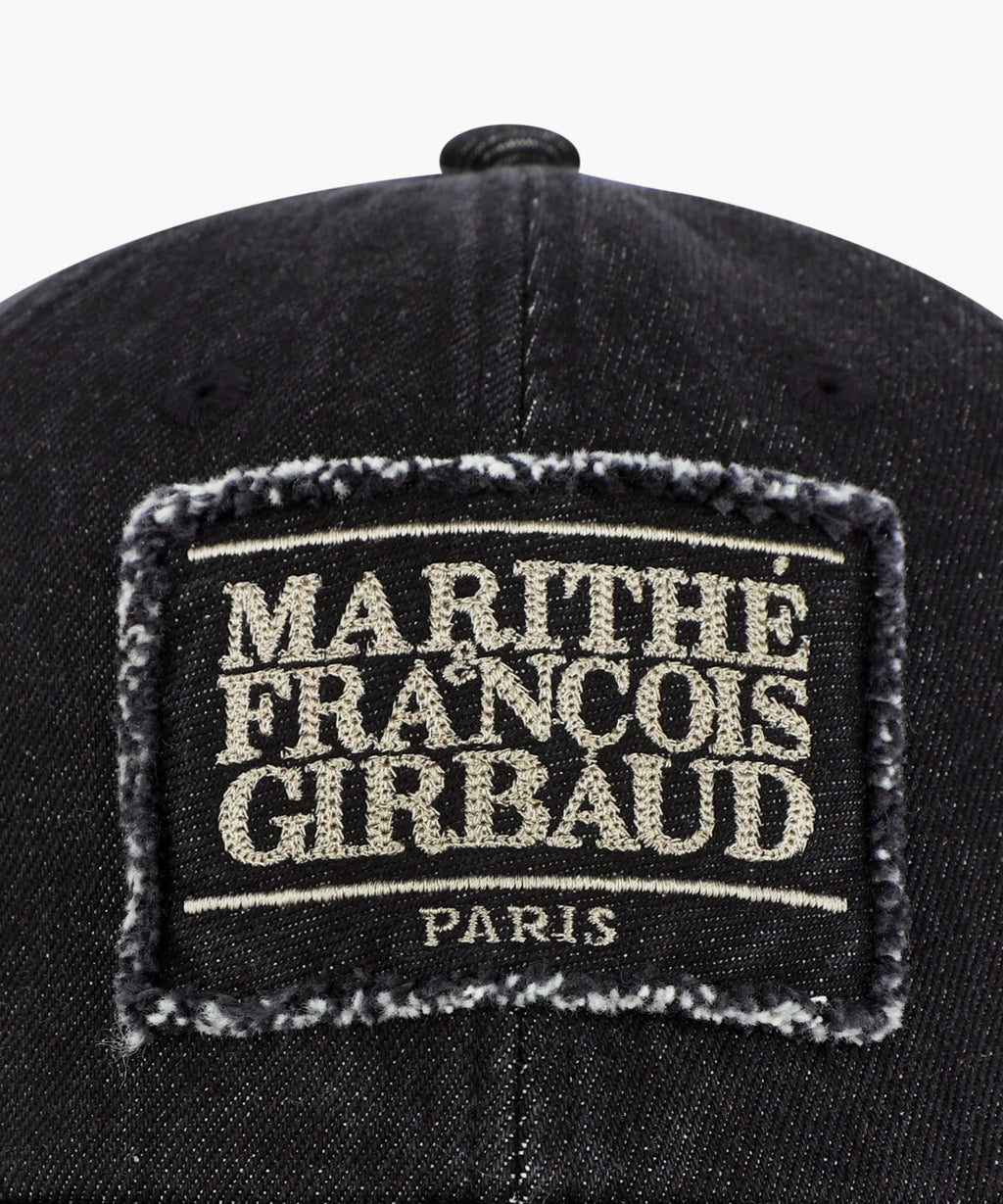 Marithe & Francois Girbaud - Pigment Small Classic Logo Cap (Washed Black) product image 3 | TRAB K-Fashion Australia