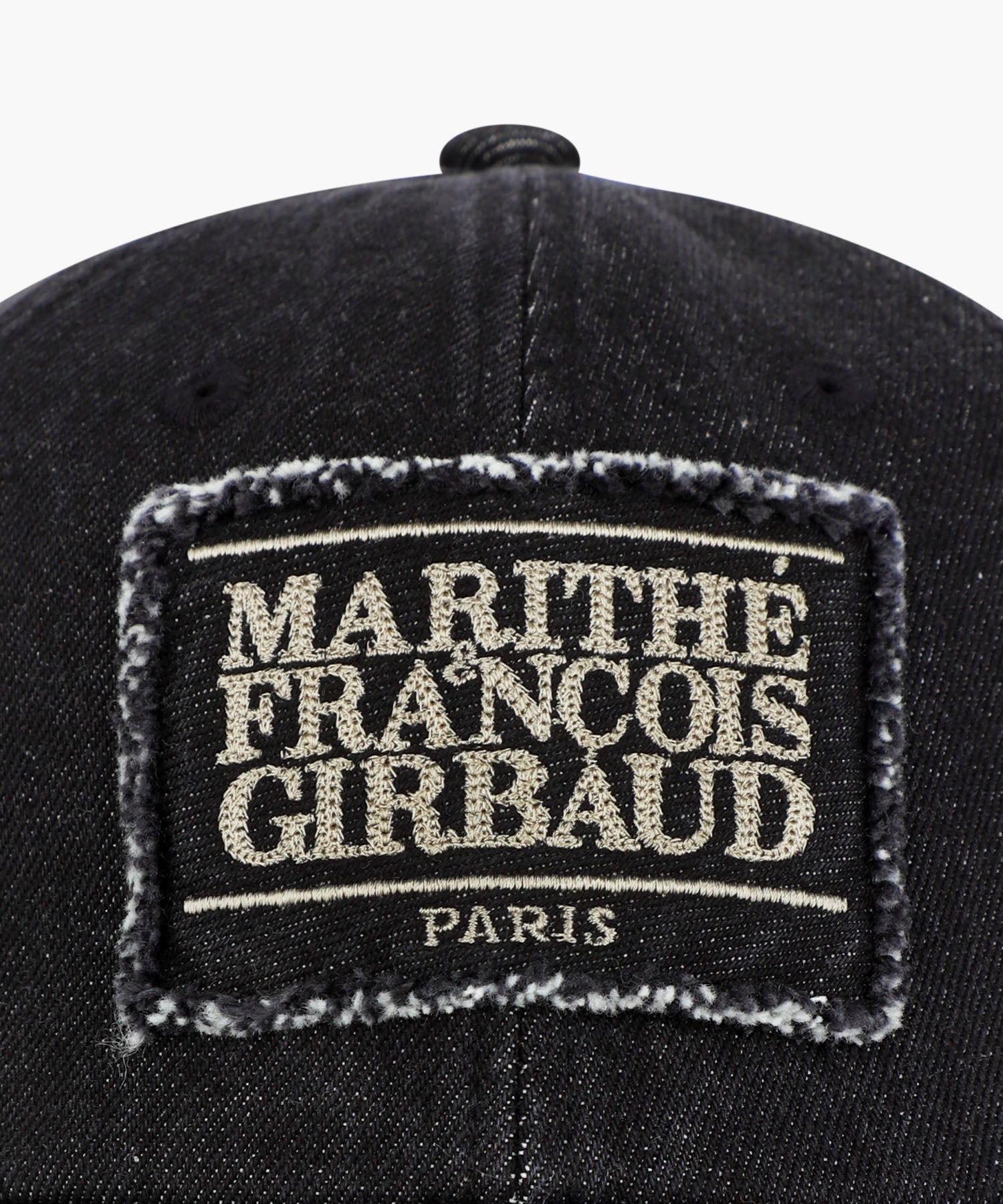 Marithe & Francois Girbaud - Pigment Small Classic Logo Cap (Washed Black) product image 3 | TRAB K-Fashion Australia