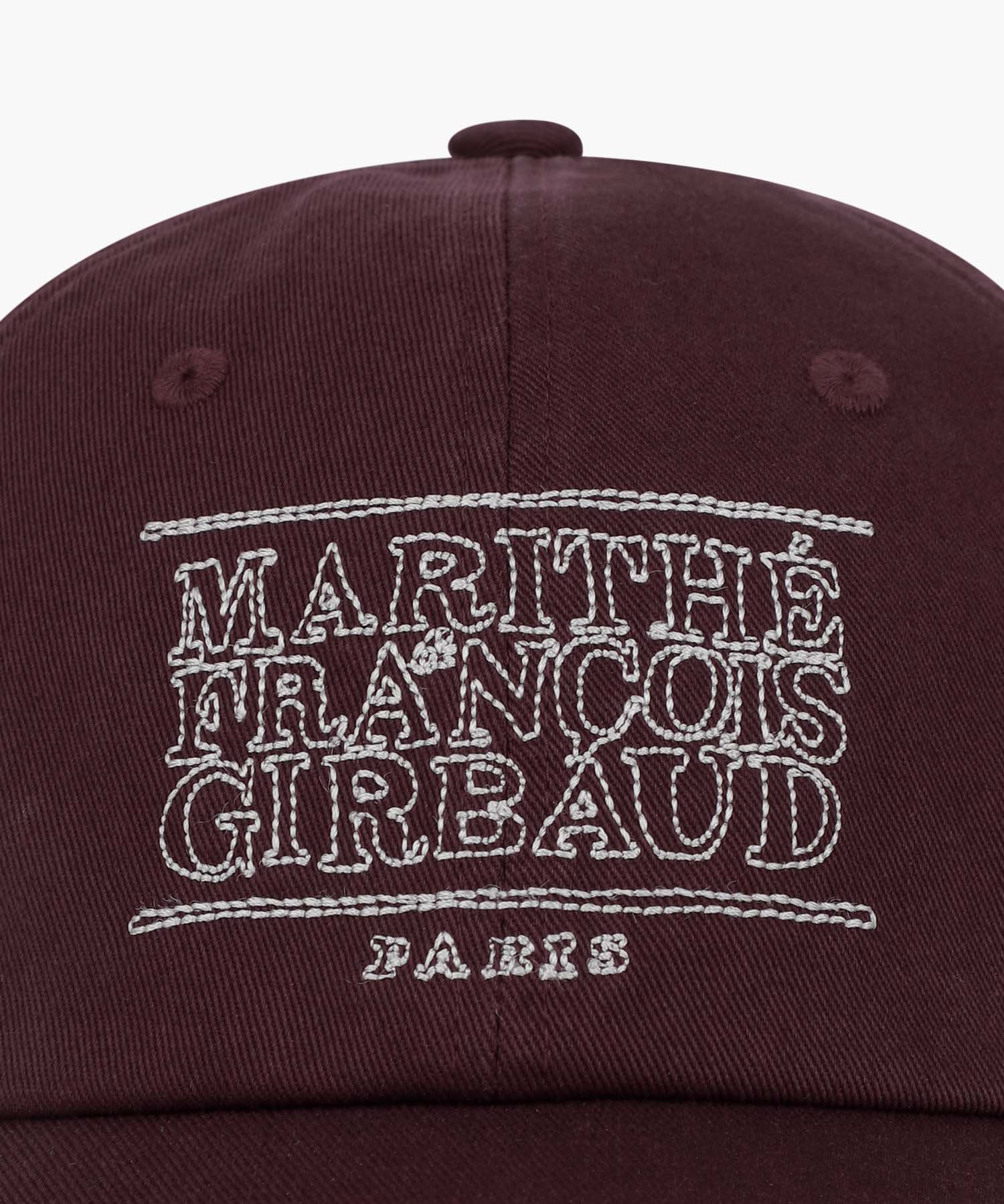 Marithe & Francois Girbaud - Doodle Classic Logo Covered Cap (Burgundy) product image 3 | TRAB K-Fashion Australia