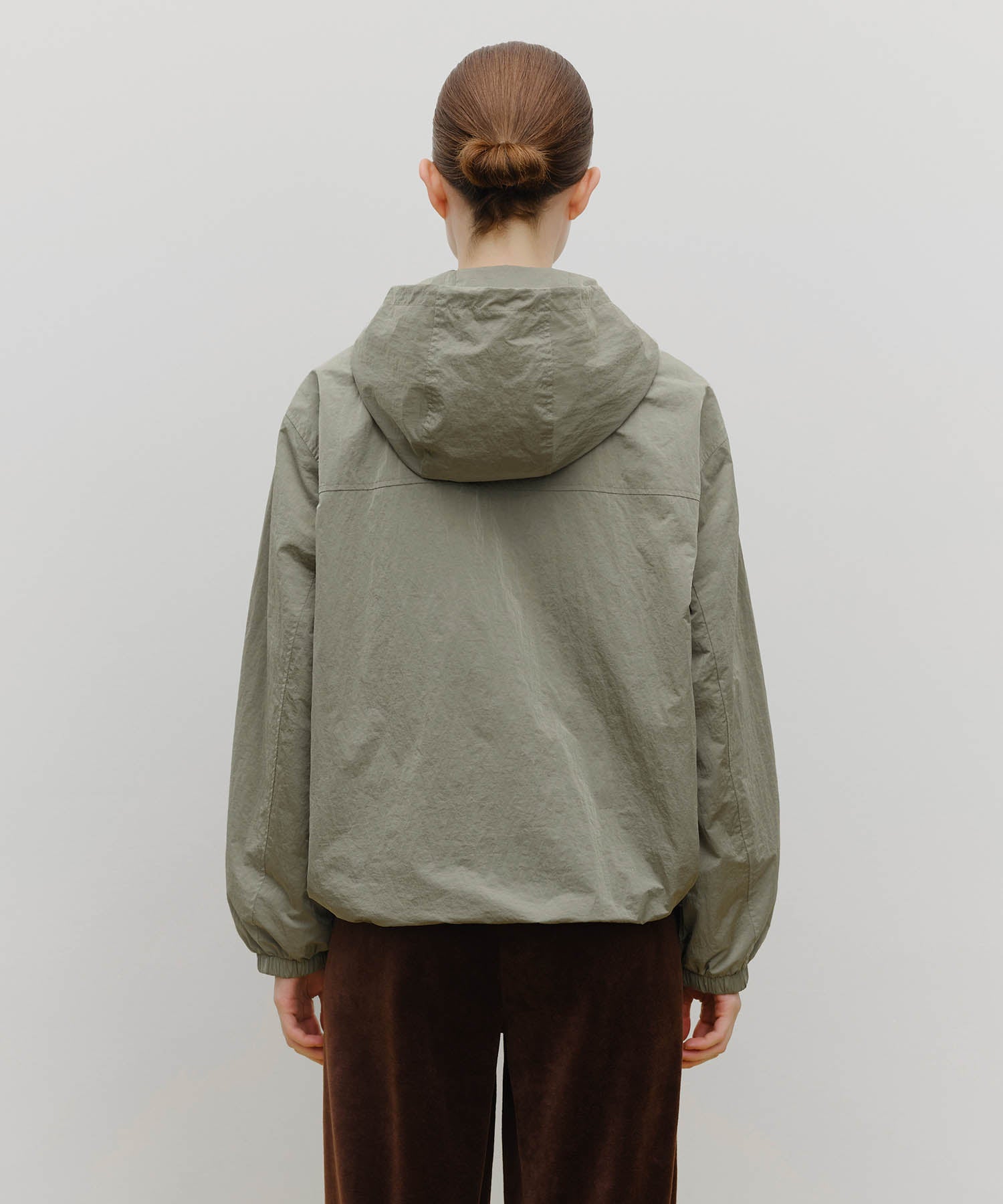 Marithe & Francois Girbaud - Marithe Sport Hooded Windbreaker (Gray) product image 3 | TRAB K-Fashion Australia