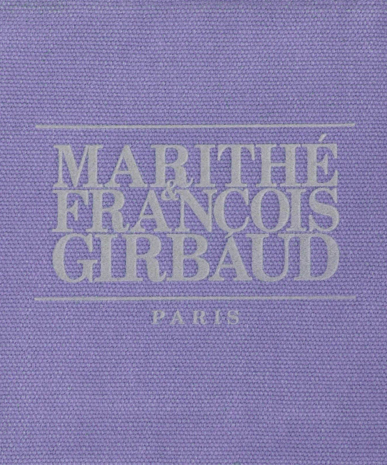 Marithe & Francois Girbaud - Classic Logo Color Cotton Pouch (Light Purple) product image 3 | TRAB K-Fashion Australia