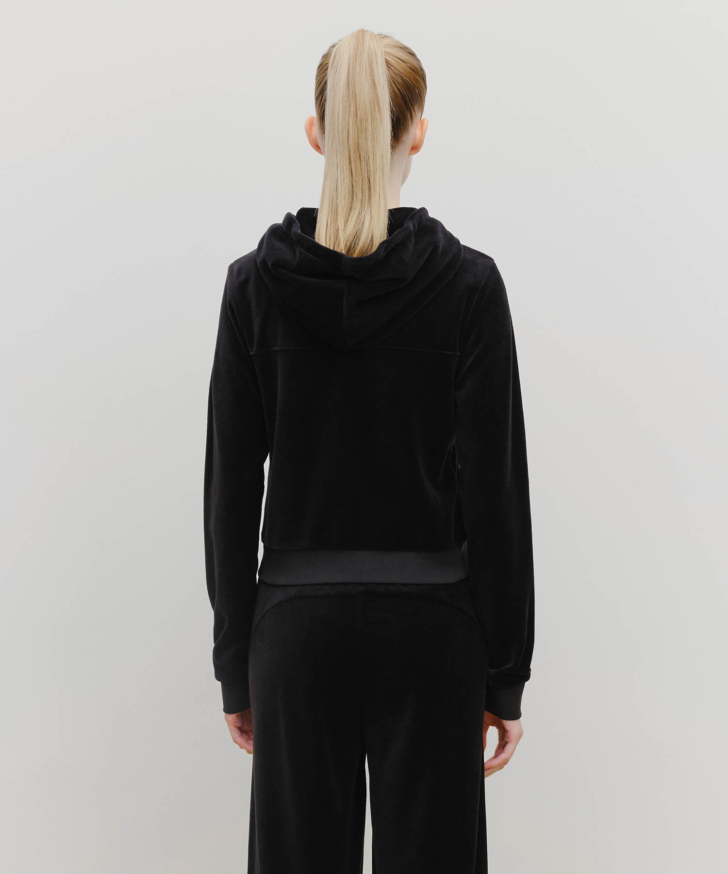 Marithe & Francois Girbaud - Marithe Sport W Velvet Jacket (Black) product image 3 | TRAB K-Fashion Australia