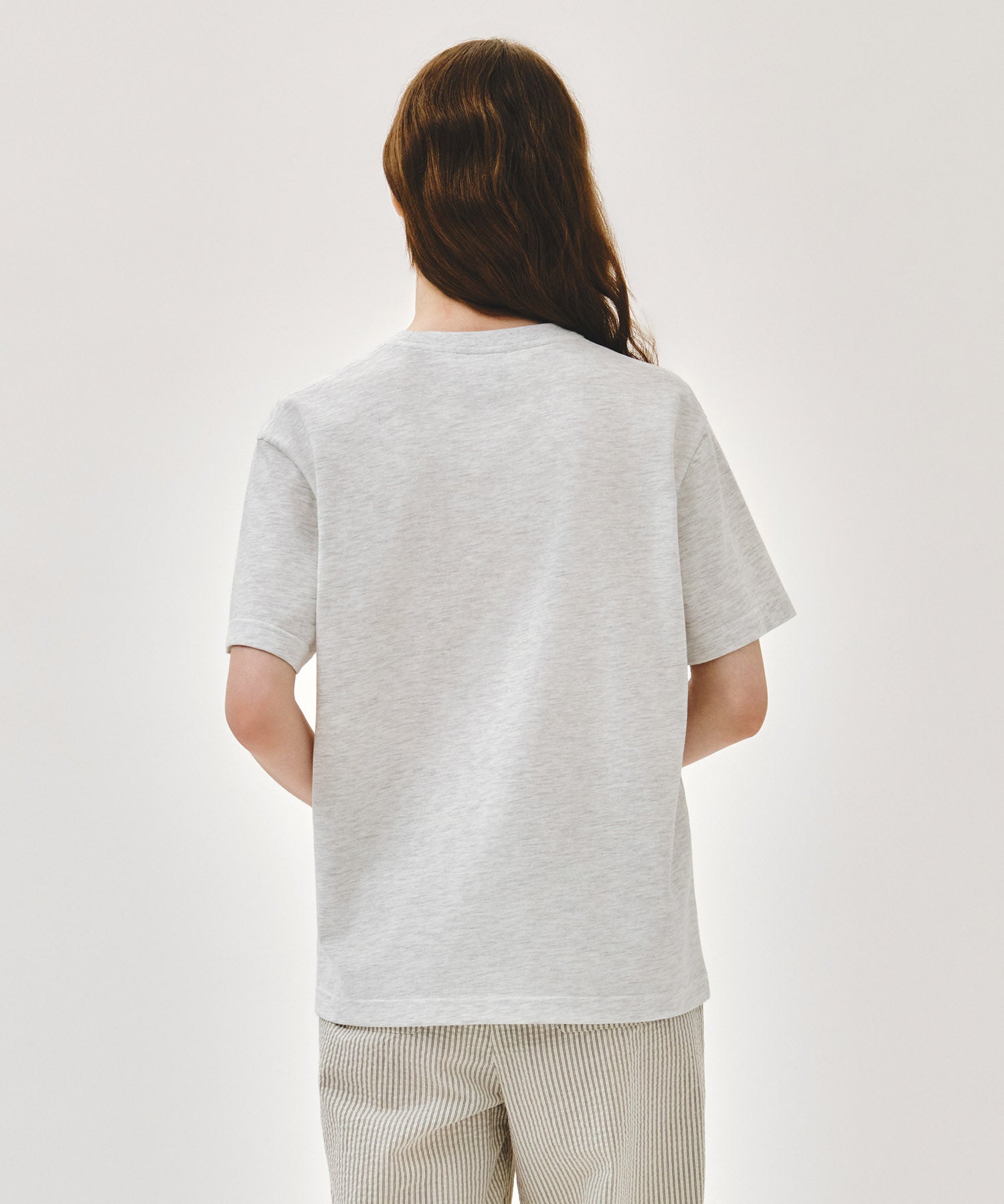 Marithe & Francois Girbaud - Aerocool Lemon Classic Logo Tee (Light Heather Gray) product image 3 | TRAB K-Fashion Australia