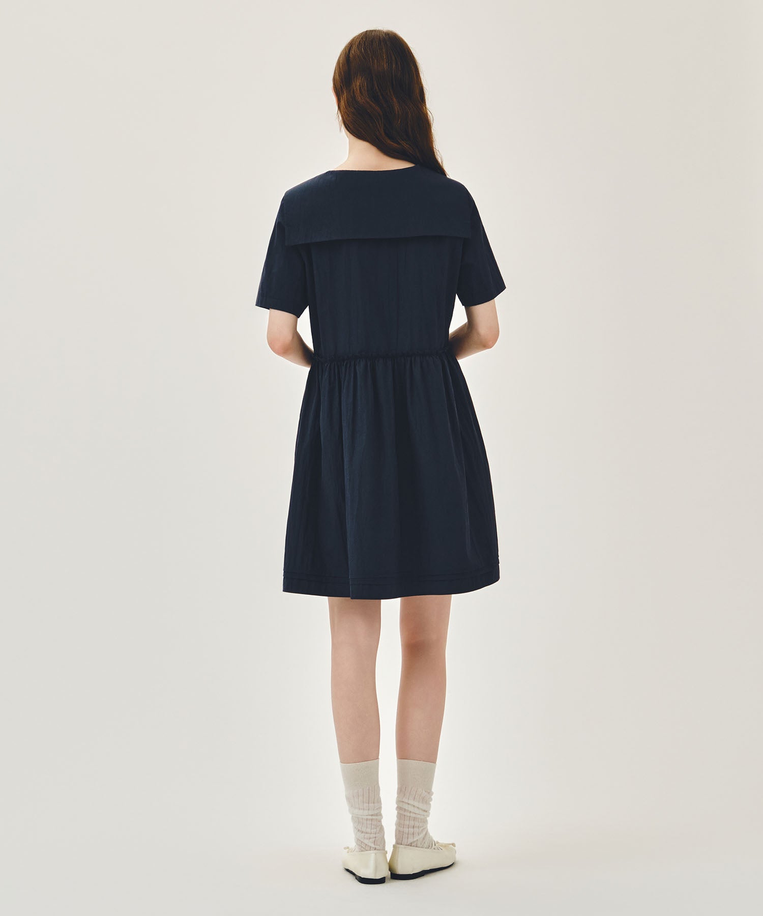 Marithe & Francois Girbaud - Marine Half Sleeve Onepiece (Navy) product image 3 | TRAB K-Fashion Australia