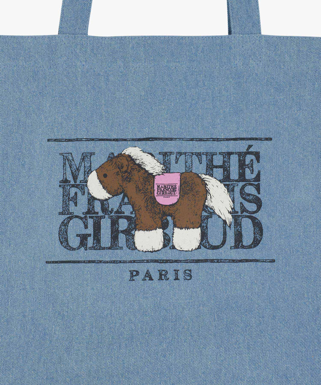 Marithe & Francois Girbaud - Pony Classic Logo Eco Bag (Sky Blue) product image 3 | TRAB K-Fashion Australia