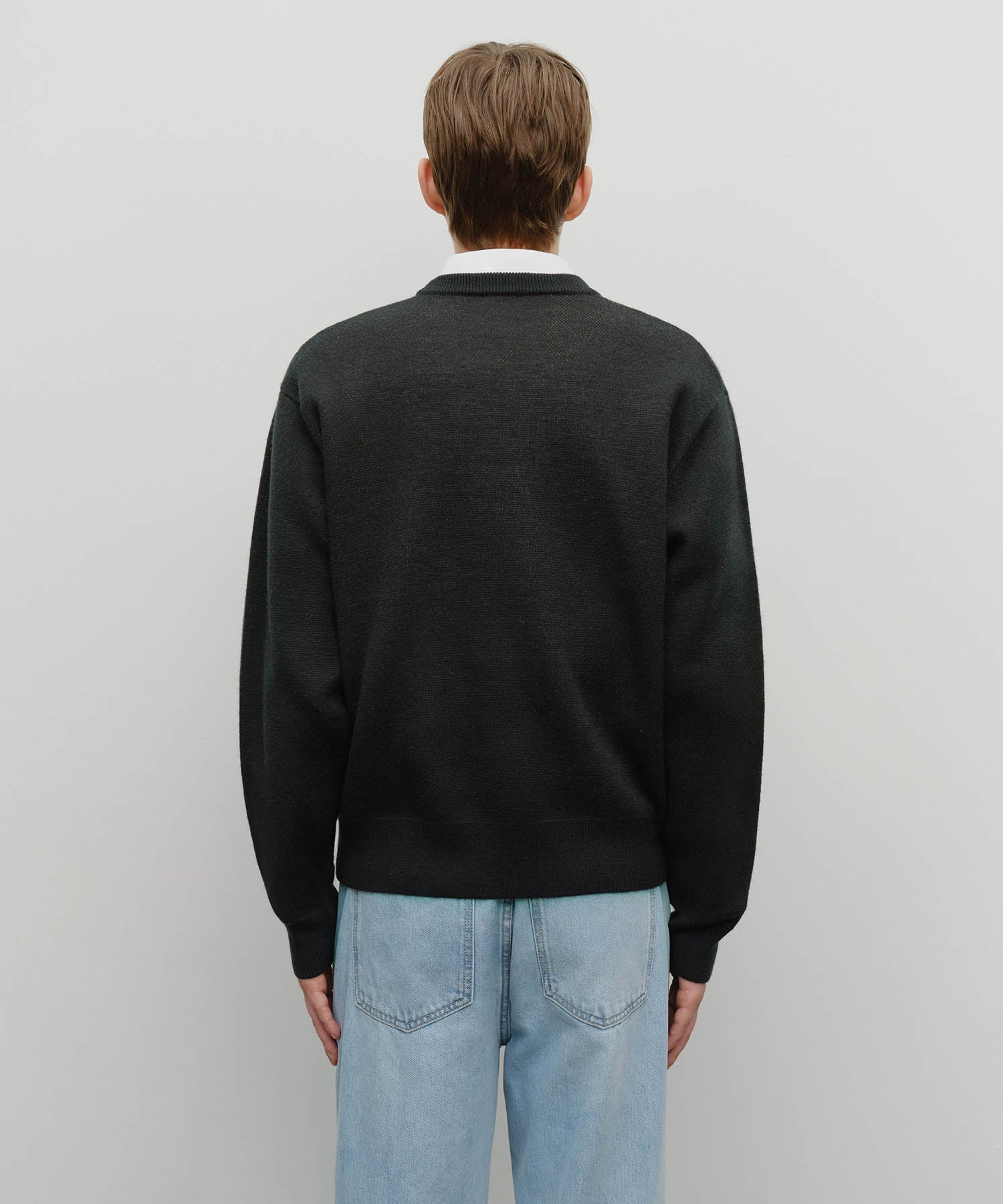 Marithe & Francois Girbaud - Doodle Bear Knit Pullover (Navy) product image 3 | TRAB K-Fashion Australia