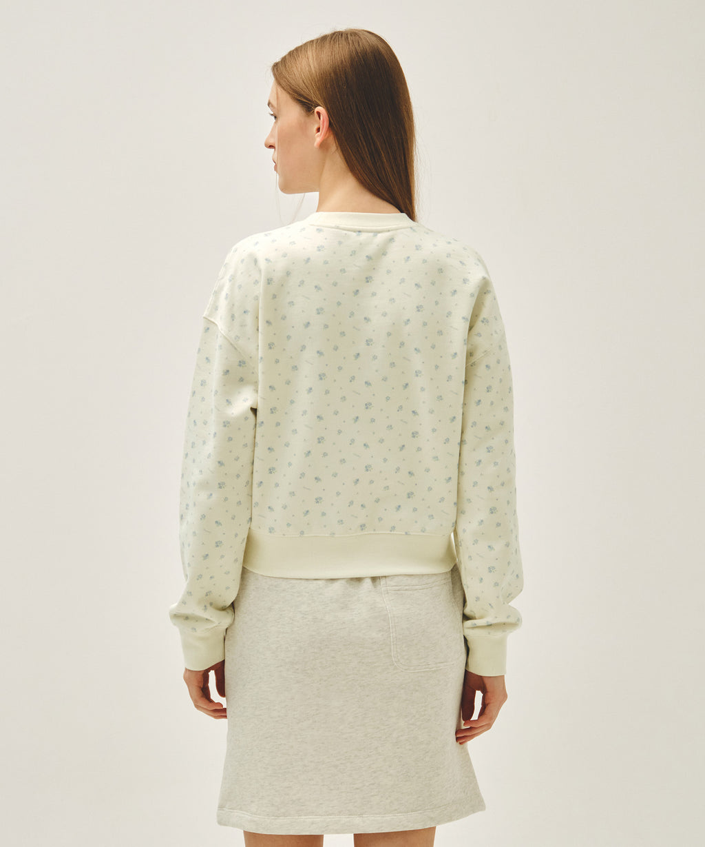 Marithe & Francois Girbaud - Classic Logo Crop Sweatshirt (Flower) product image 3 | TRAB K-Fashion Australia