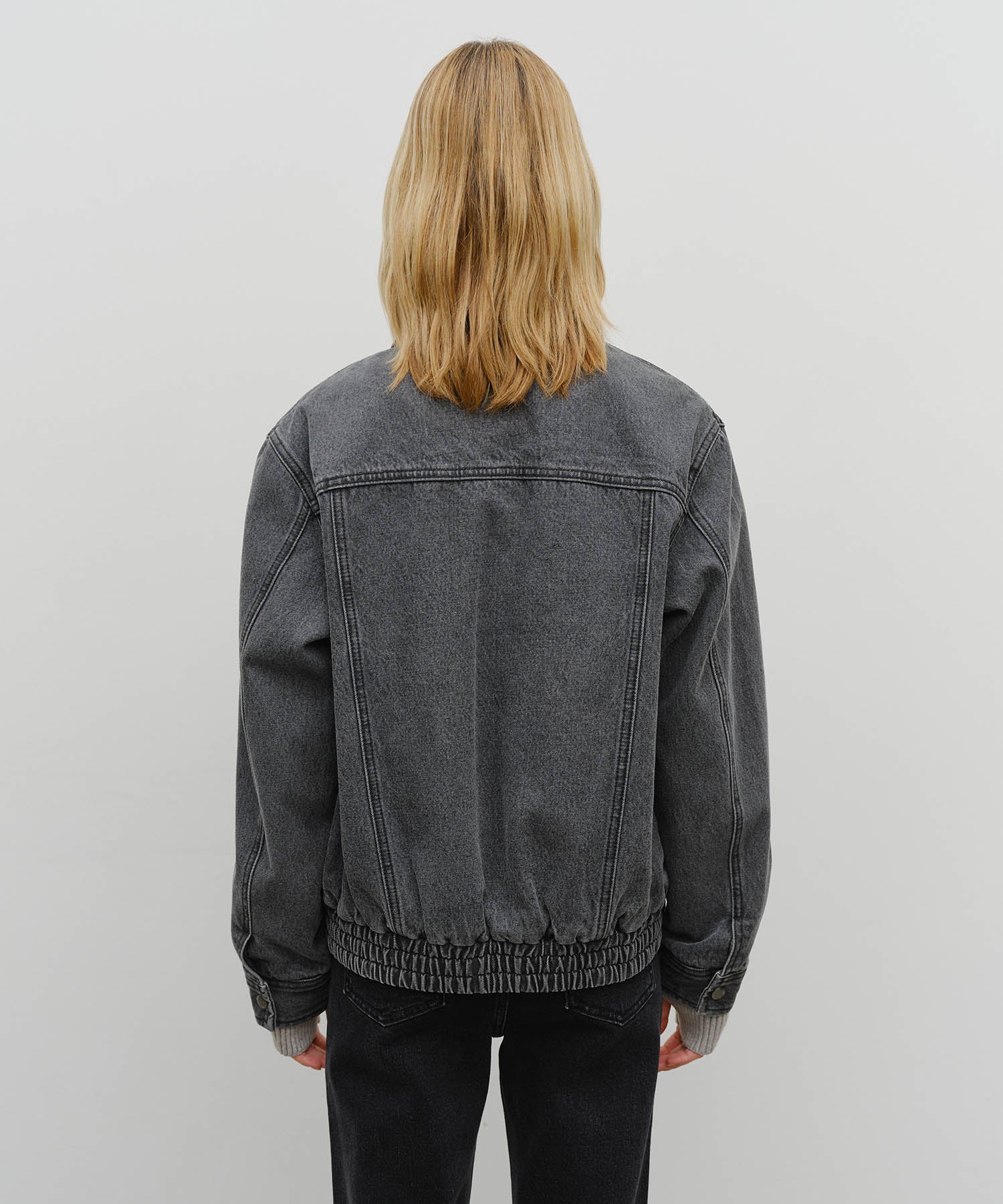 Marithe & Francois Girbaud - Denim Blouson Jacket (Gray) product image 5 | TRAB K-Fashion Australia