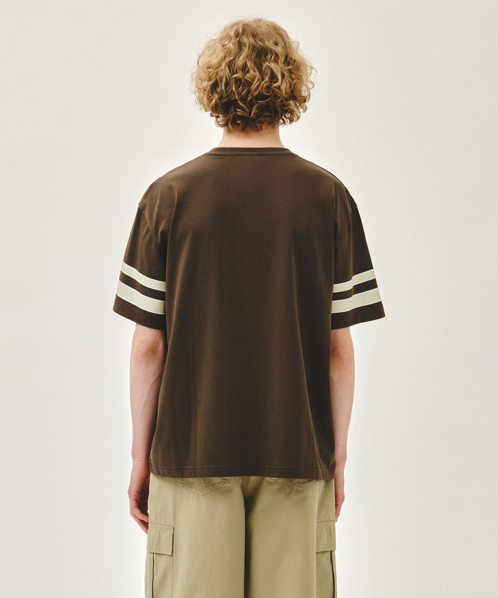 Marithe & Francois Girbaud - Aerocool Football Oversized Tee (Brown) product image 3 | TRAB K-Fashion Australia