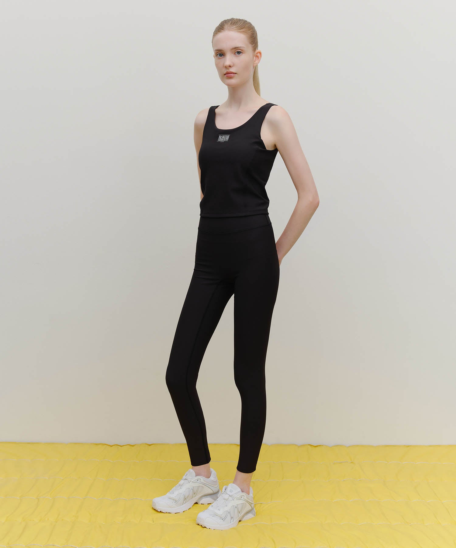 Marithe & Francois Girbaud - Marithe Sport W Classic Logo Leggings (Black) product image 3 | TRAB K-Fashion Australia