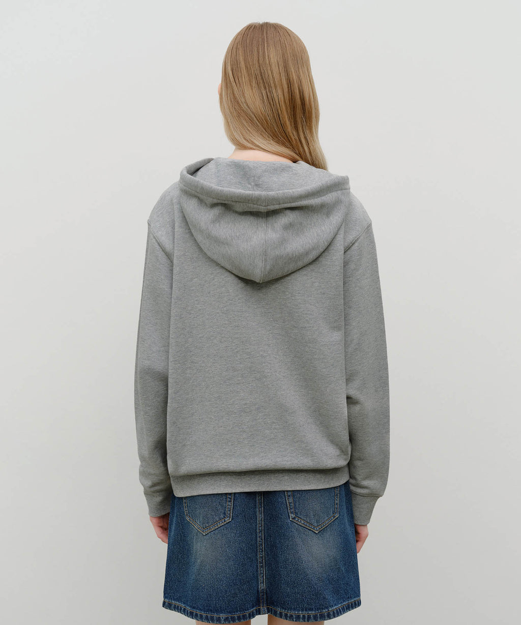 Marithe & Francois Girbaud - Doodle Classic Bear Hoodie (Heather Gray) product image 3 | TRAB K-Fashion Australia
