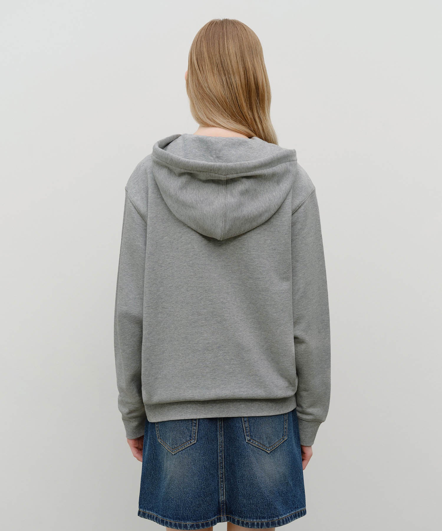 Marithe & Francois Girbaud - Doodle Classic Bear Hoodie (Heather Gray) product image 3 | TRAB K-Fashion Australia