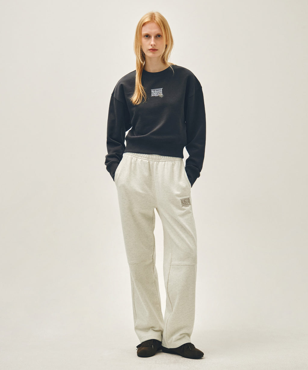 Marithe & Francois Girbaud - Classic Logo Sweat Pants (Oatmeal) product image 3 | TRAB K-Fashion Australia