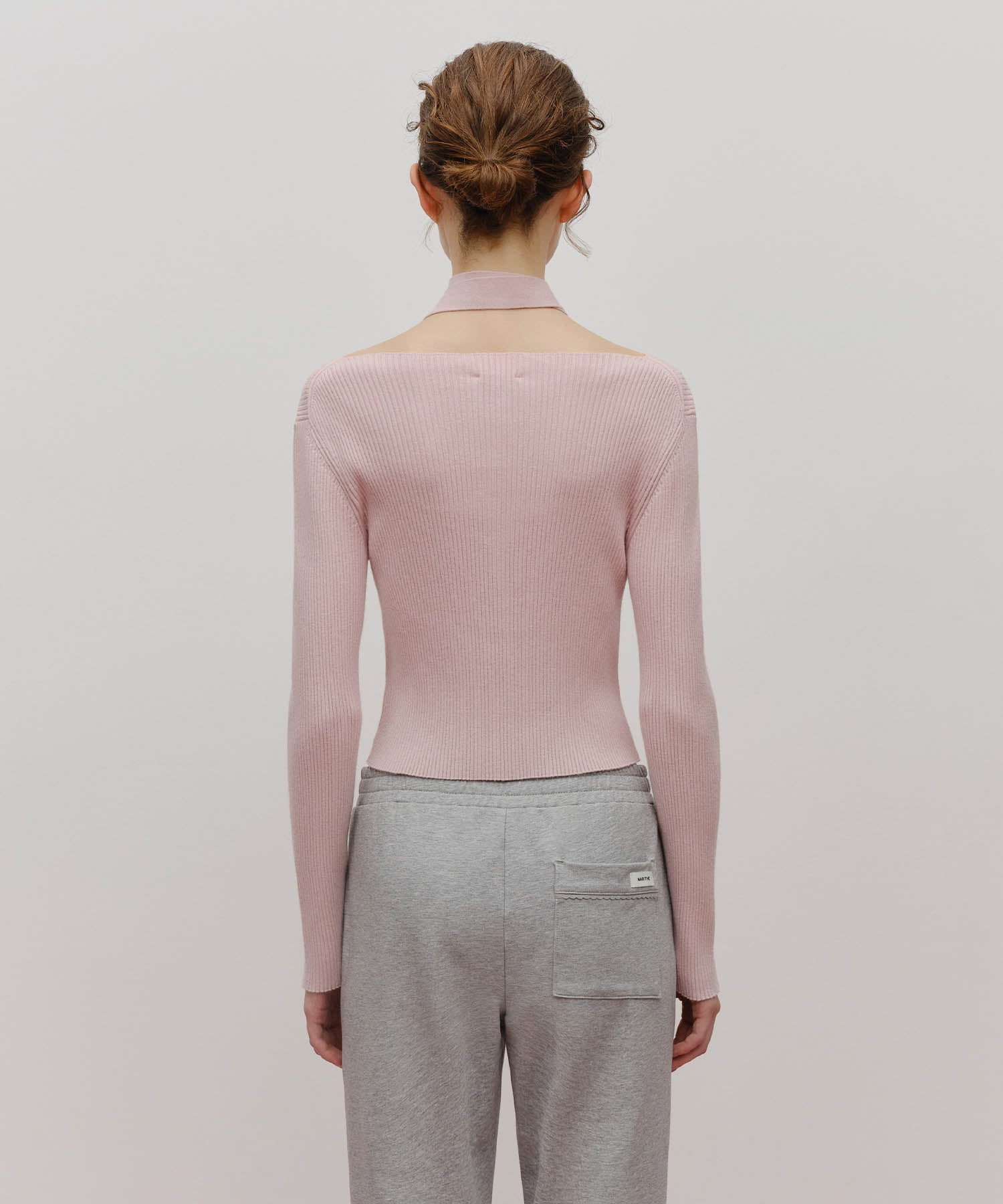 Marithe & Francois Girbaud - Muffler Set Knit (Pink) product image 3 | TRAB K-Fashion Australia