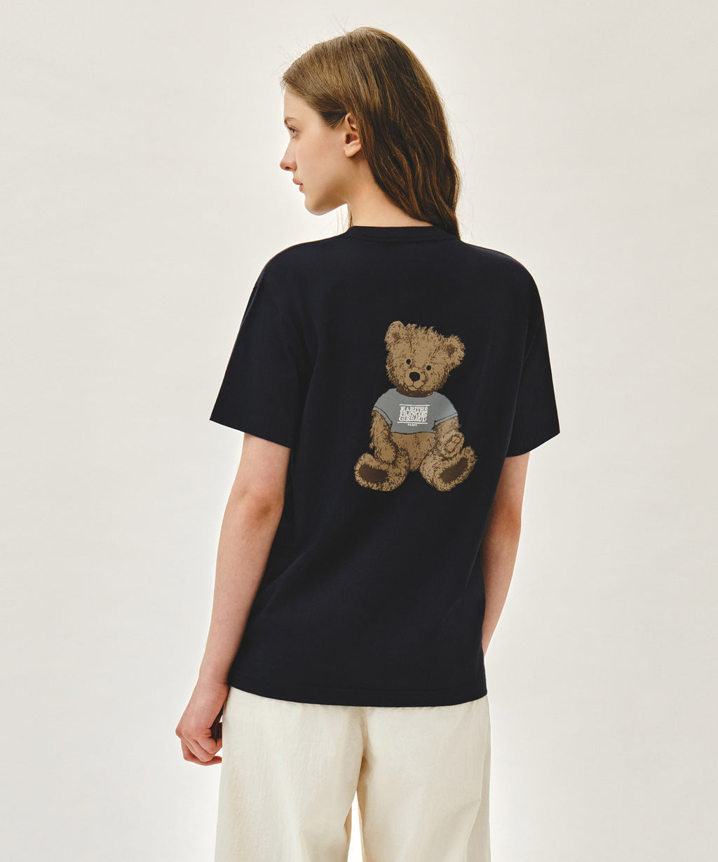 Marithe & Francois Girbaud - Doodle Bear Tee (Navy) product image 3 | TRAB K-Fashion Australia
