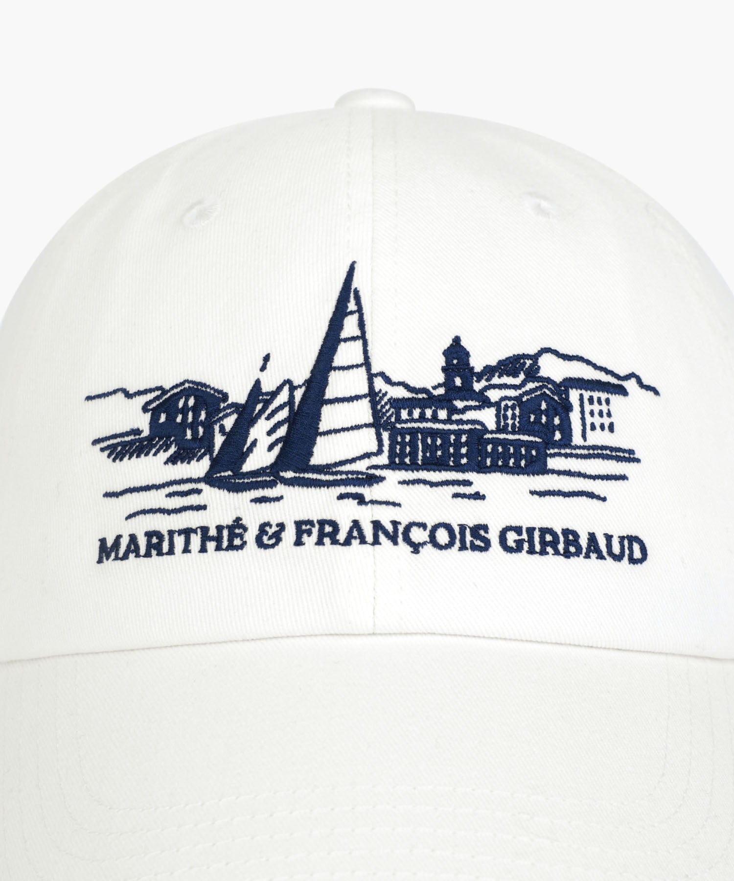 Marithe & Francois Girbaud - Sailing Graphic Covered Cap (Off White) product image 3 | TRAB K-Fashion Australia
