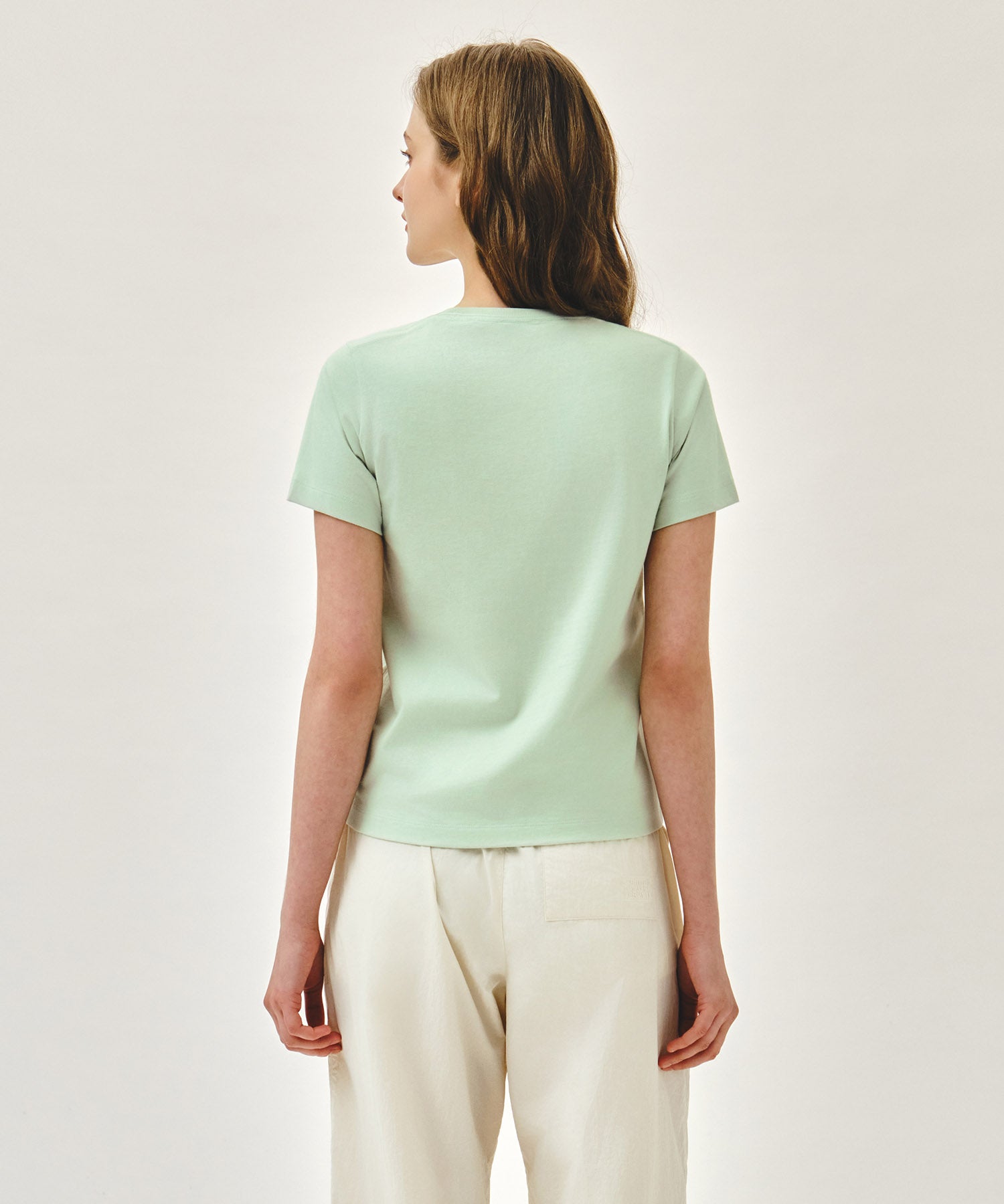 Marithe & Francois Girbaud - Small Classic Logo Tee (Light Green) product image 3 | TRAB K-Fashion Australia