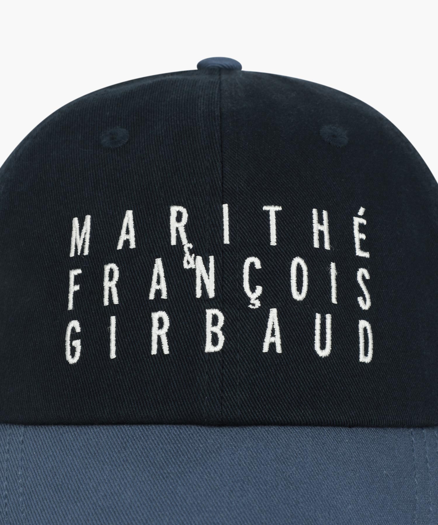 Marithe & Francois Girbaud - Typo Logo Color Block Covered Cap (Vintage Blue) product image 3 | TRAB K-Fashion Australia