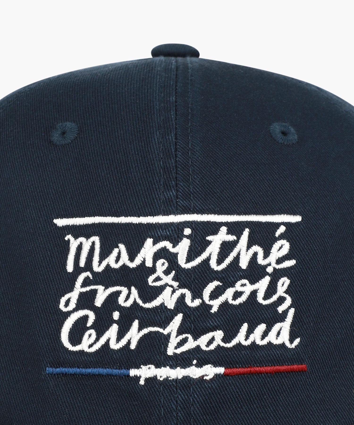 Marithe & Francois Girbaud - Drawing Classic Logo Flat Brim Cap (Navy) product image 3 | TRAB K-Fashion Australia