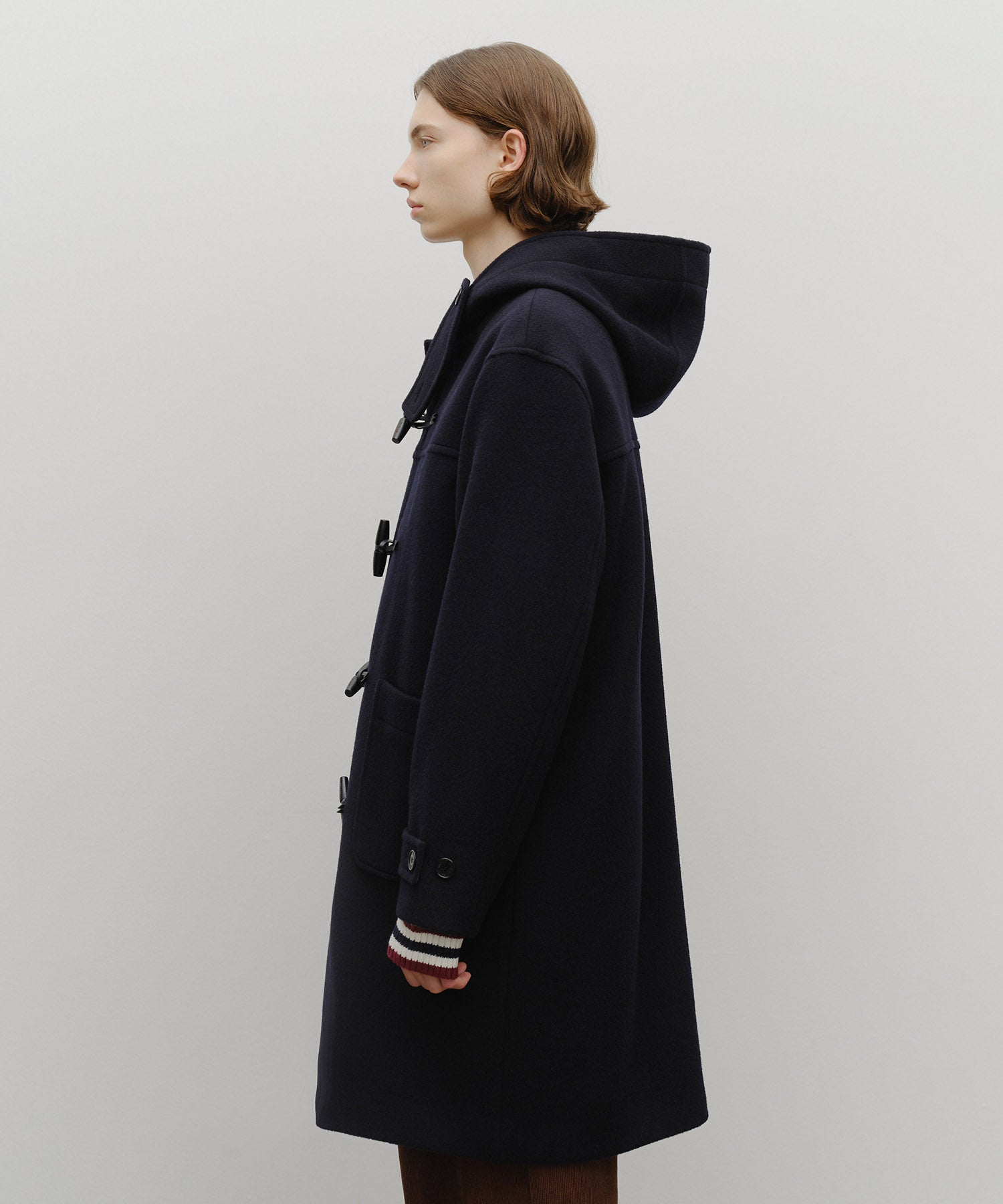 Marithe & Francois Girbaud - Long Duffle Coat (Dark Navy) product image 3 | TRAB K-Fashion Australia