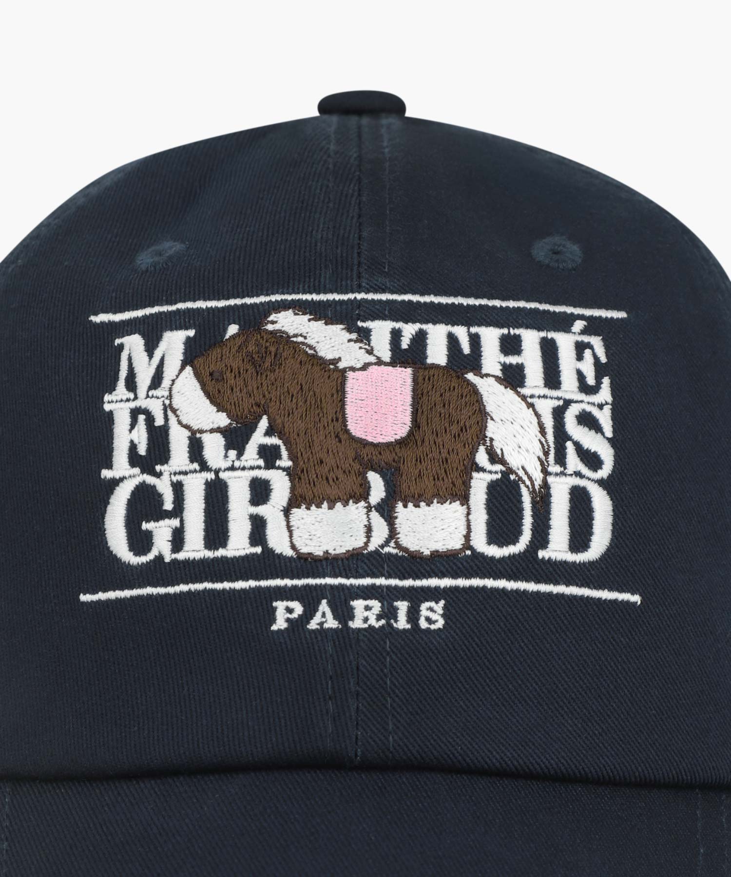 Marithe & Francois Girbaud - Pony Classic Logo Covered Cap (Navy) product image 3 | TRAB K-Fashion Australia