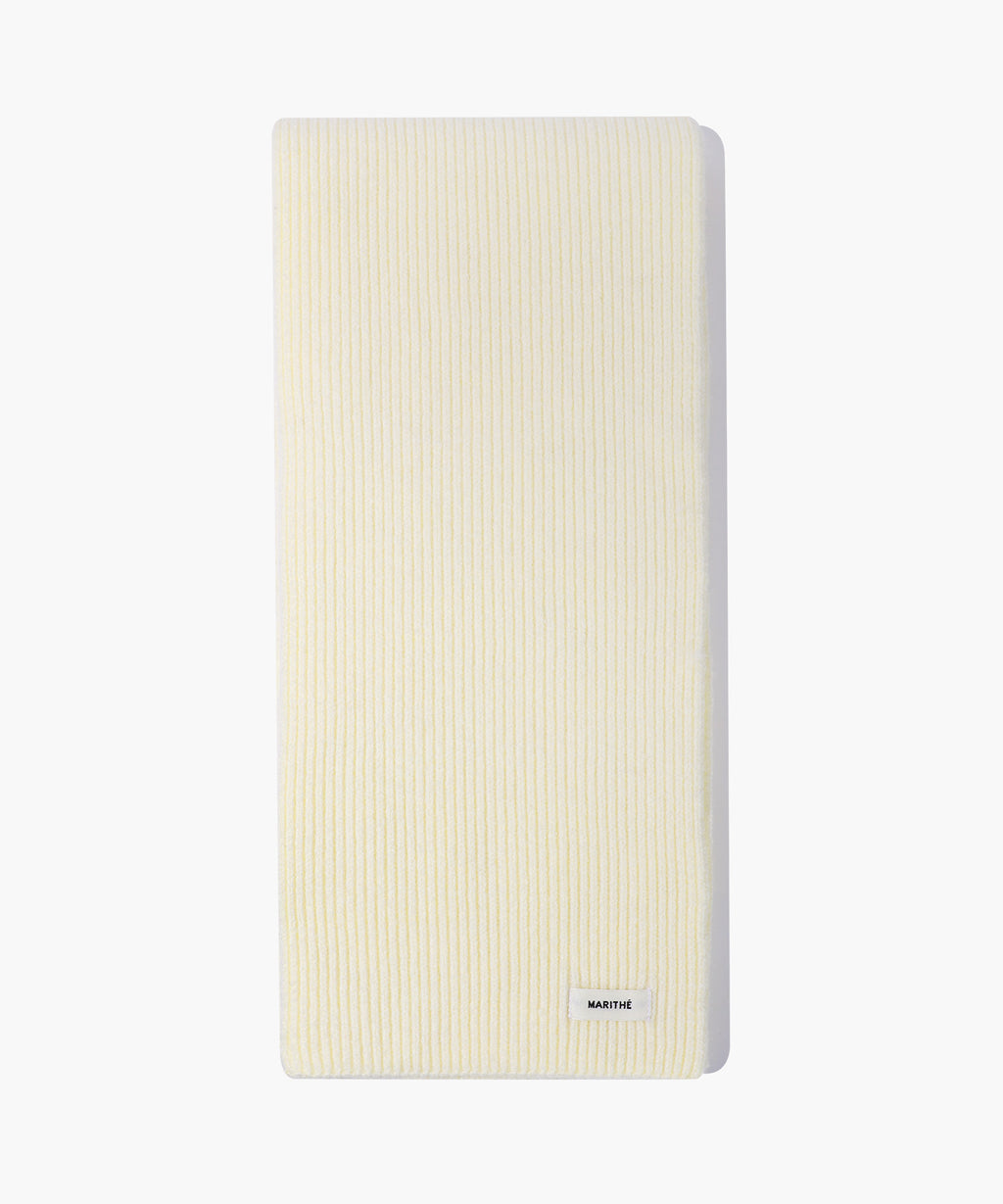 Marithe & Francois Girbaud - Regular Logo Muffler&glove (Cream) product image 3 | TRAB K-Fashion Australia