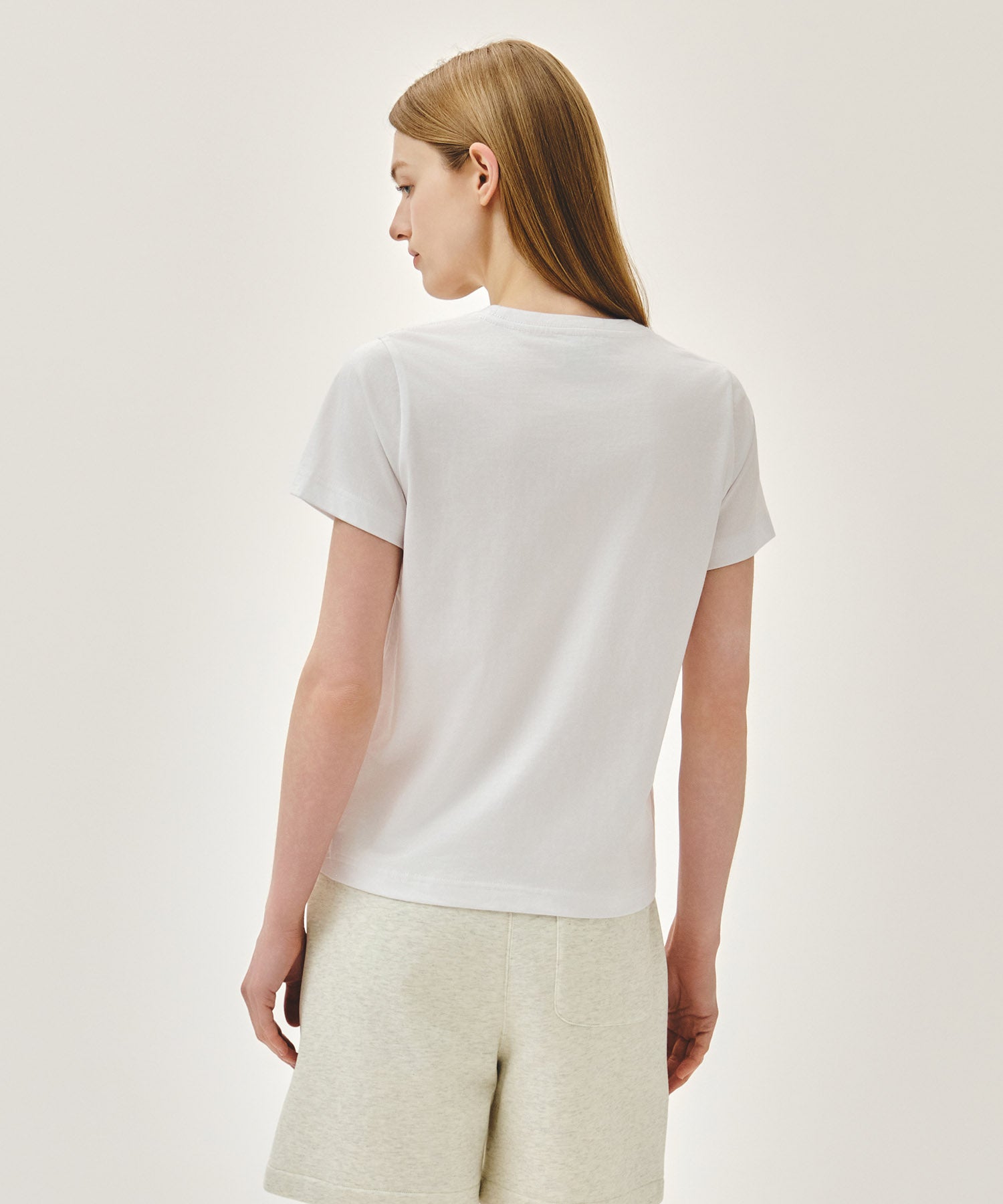 Marithe & Francois Girbaud - Small Regular Logo Tee (White) product image 3 | TRAB K-Fashion Australia