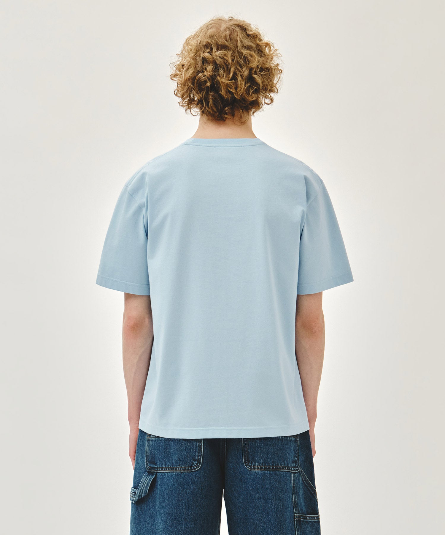 Marithe & Francois Girbaud - Aerocool Lemon Classic Logo Tee (Ice Blue) product image 3 | TRAB K-Fashion Australia