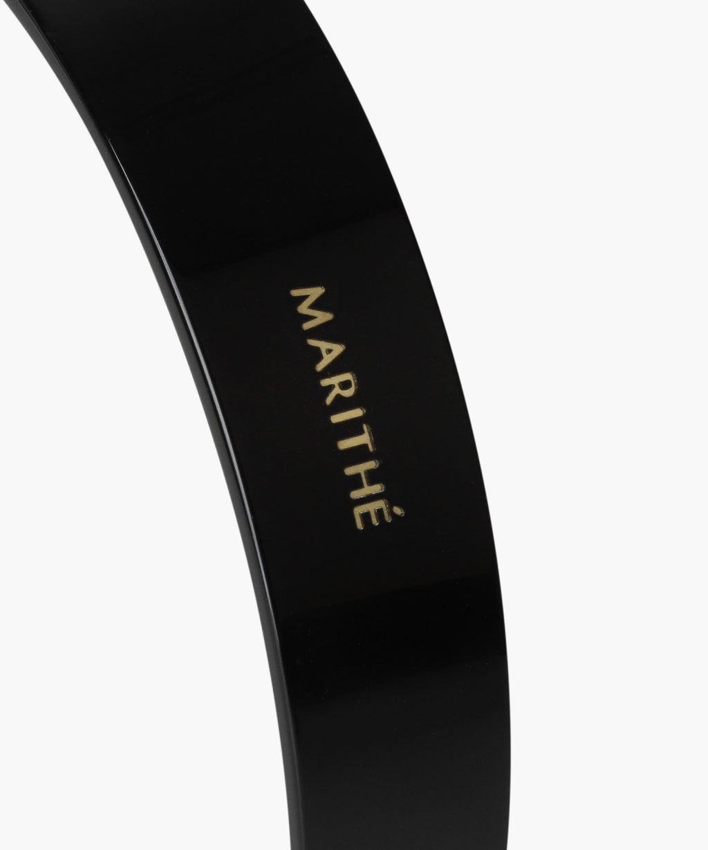 Marithe & Francois Girbaud - Regular Logo Hairband (Black) product image 4 | TRAB K-Fashion Australia