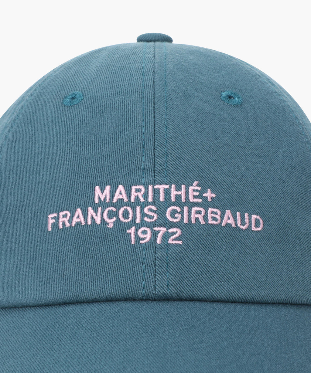 Marithe & Francois Girbaud - Lettering Logo Ball Cap (Stone Blue) product image 3 | TRAB K-Fashion Australia