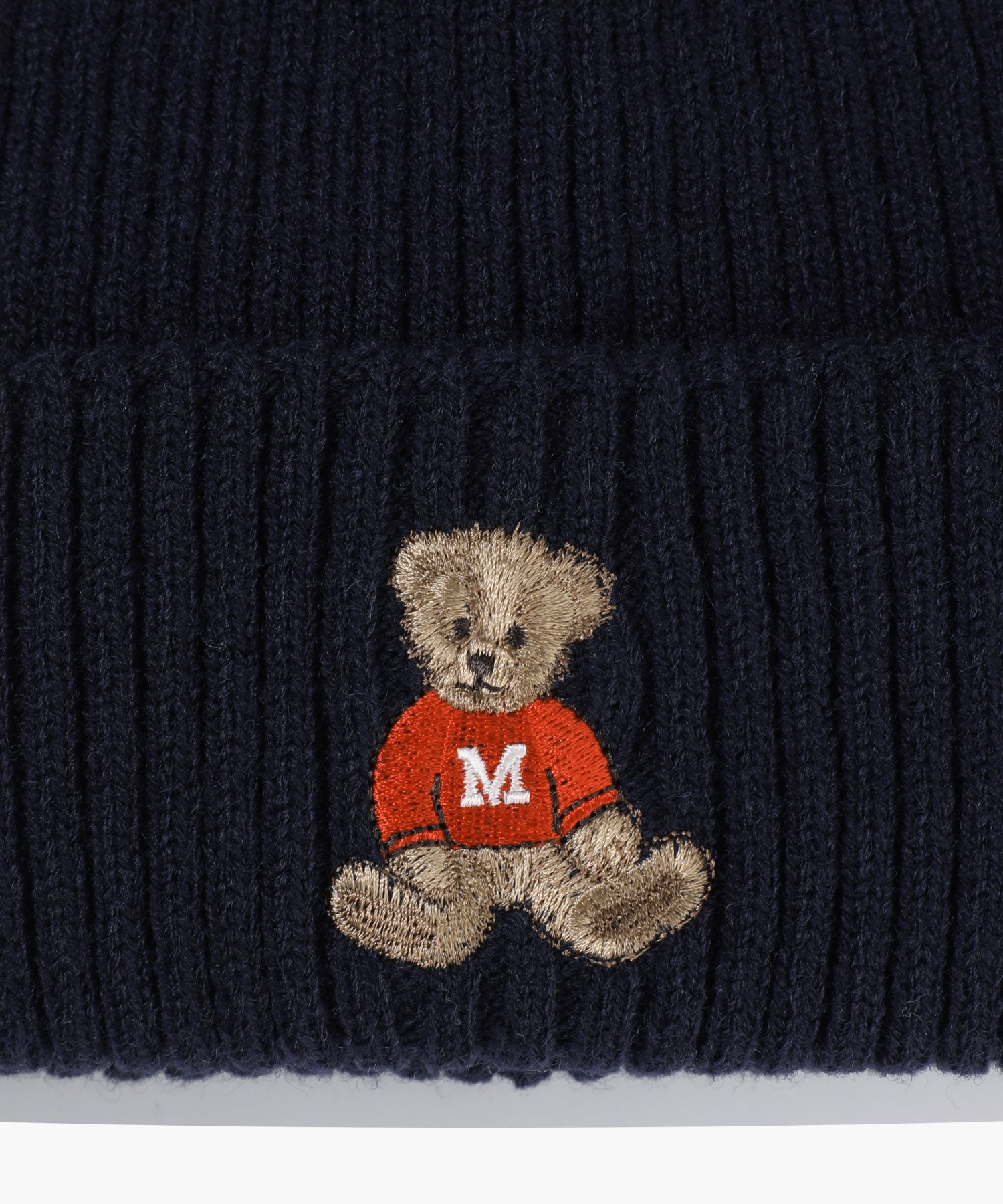 Marithe & Francois Girbaud - Doodle Bear Beanie (Navy) product image 3 | TRAB K-Fashion Australia