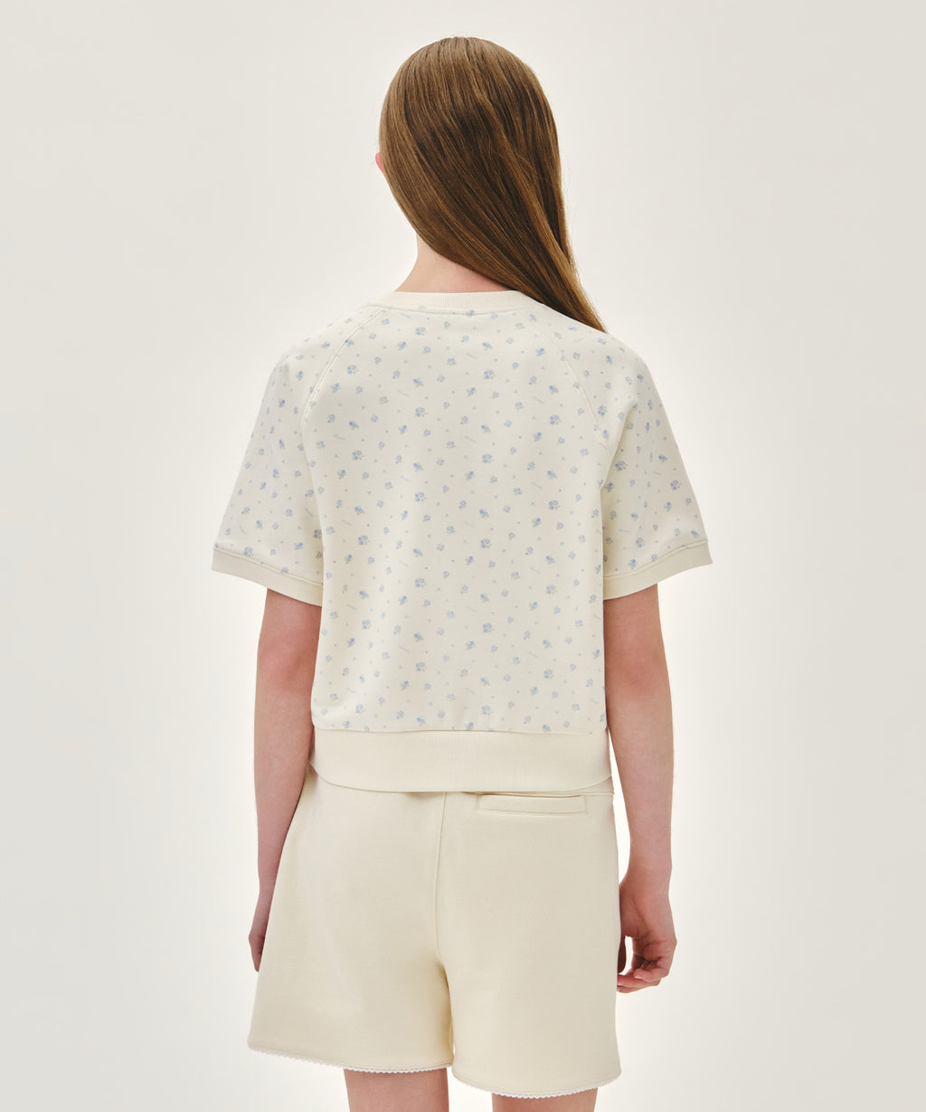 Marithe & Francois Girbaud - Vintage Classic Logo Half Sweatshirt (Flower) product image 3 | TRAB K-Fashion Australia