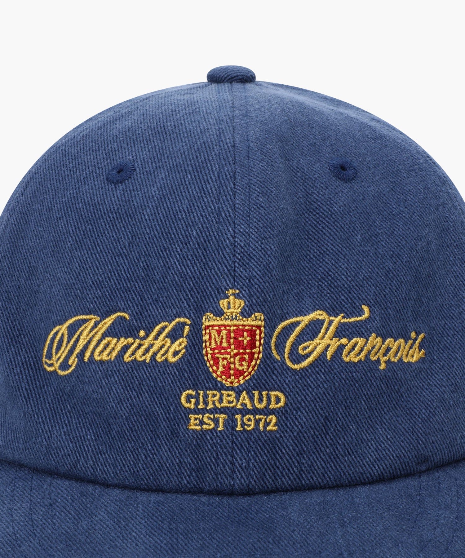 Marithe & Francois Girbaud - Lettering Graphic Flat Brim Cap (Navy) product image 3 | TRAB K-Fashion Australia