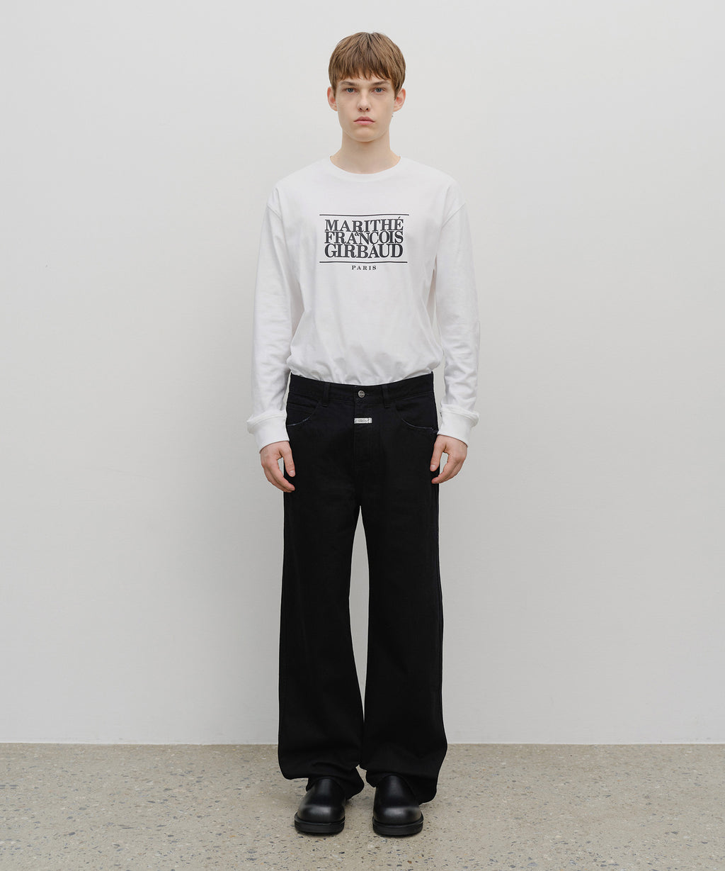 Marithe & Francois Girbaud - High Straight Denim Pants (Black) product image 3 | TRAB K-Fashion Australia