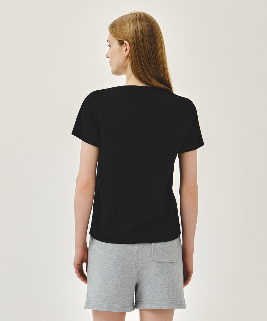 Marithe & Francois Girbaud - Small Regular Logo Tee (Black) product image 3 | TRAB K-Fashion Australia