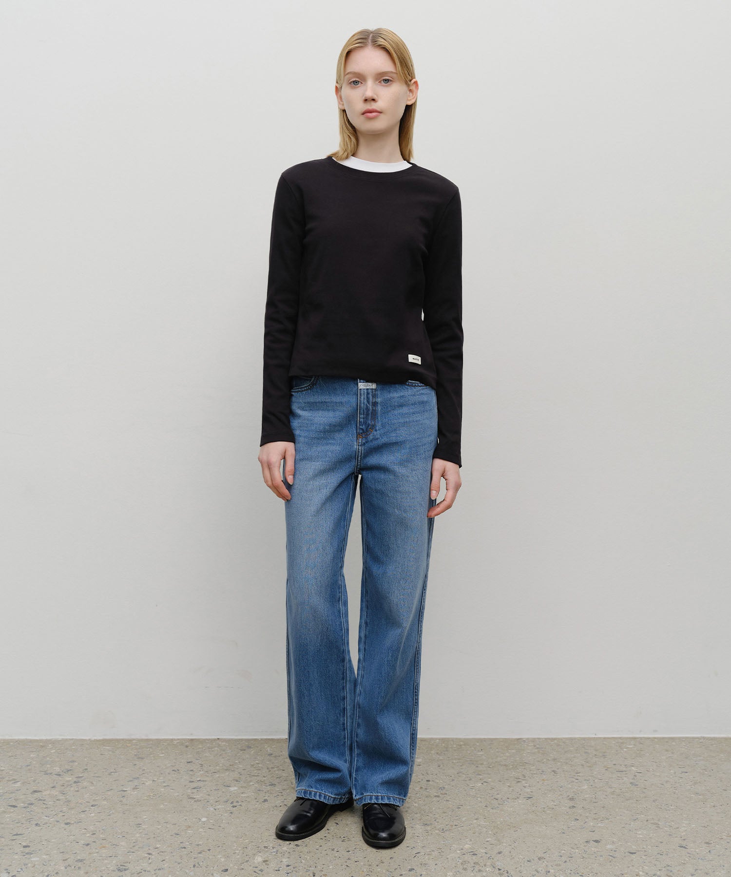 Marithe & Francois Girbaud - High Straight Denim Pants (Blue) product image 3 | TRAB K-Fashion Australia