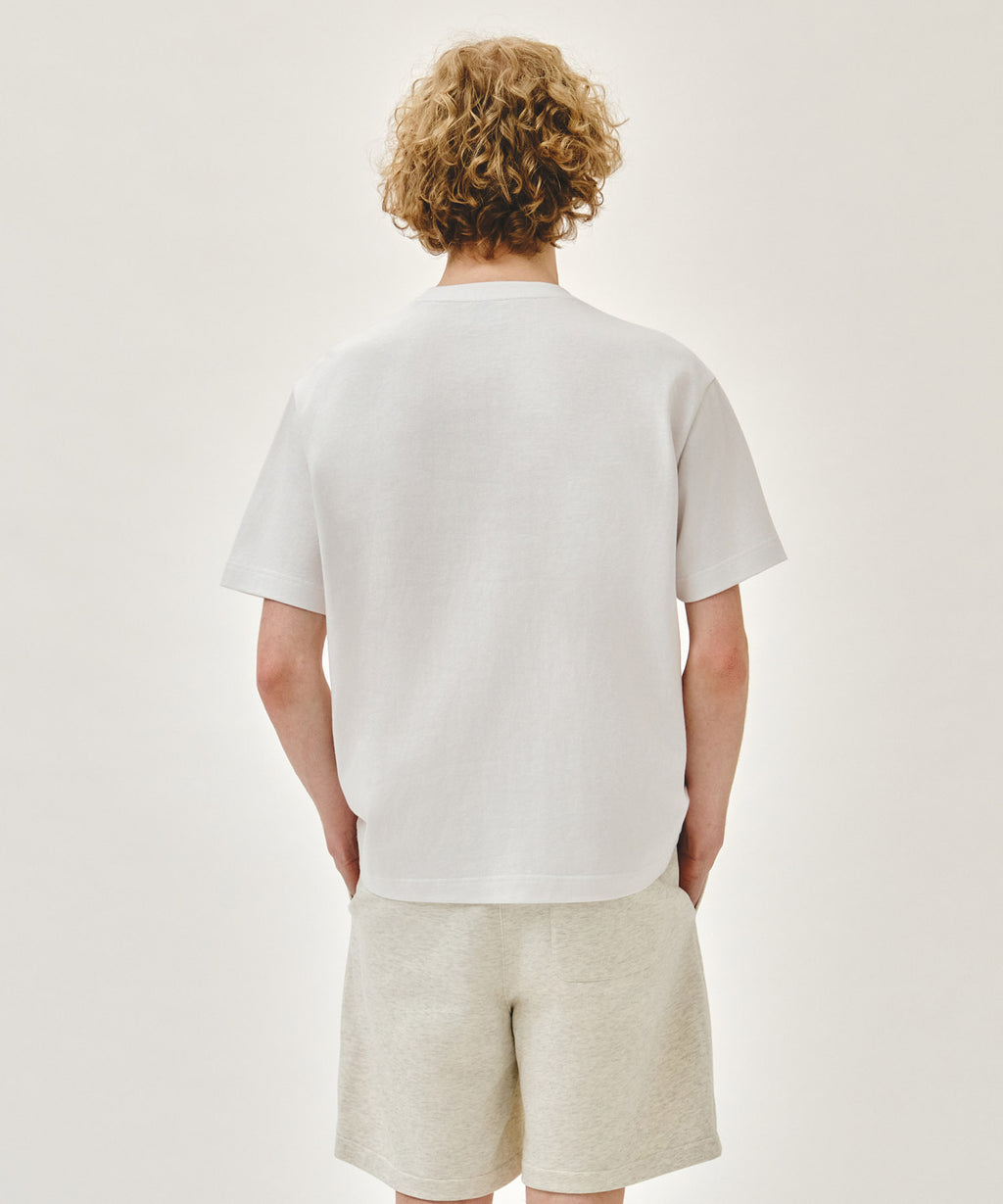 Marithe & Francois Girbaud - Embo Small Regular Logo Tee (White) product image 3 | TRAB K-Fashion Australia