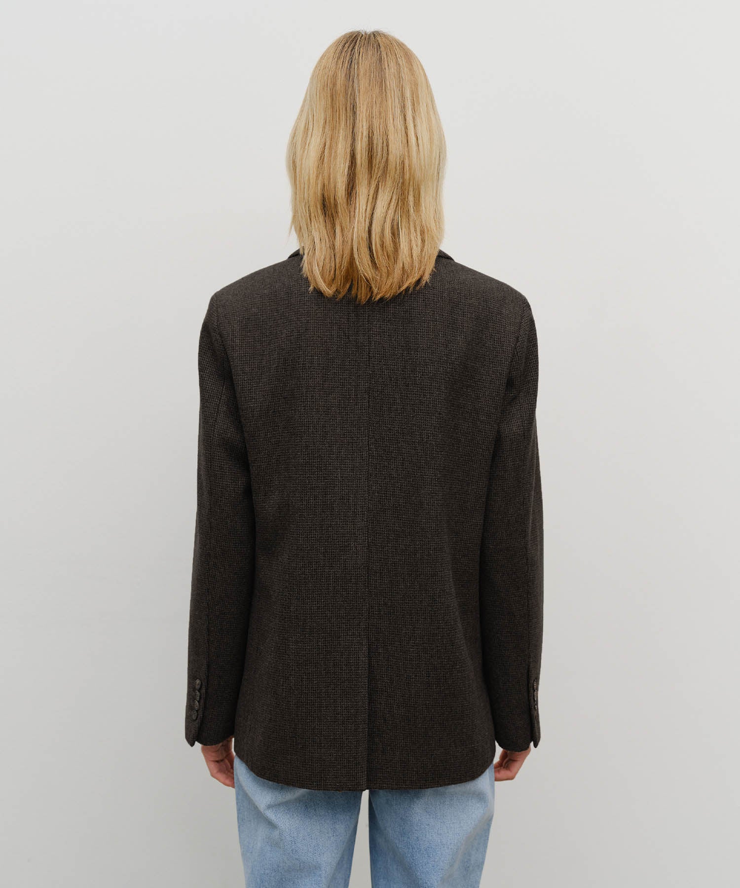 Marithe & Francois Girbaud - Wool Blazer Jacket (Brown) product image 3 | TRAB K-Fashion Australia