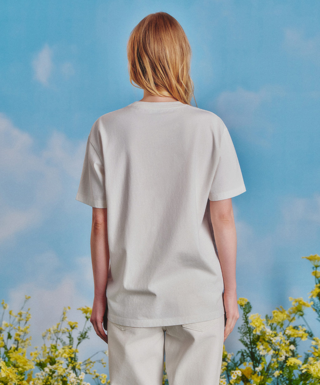 Marithe & Francois Girbaud - Mickey_vintage Washed Tee (White) product image 3 | TRAB K-Fashion Australia