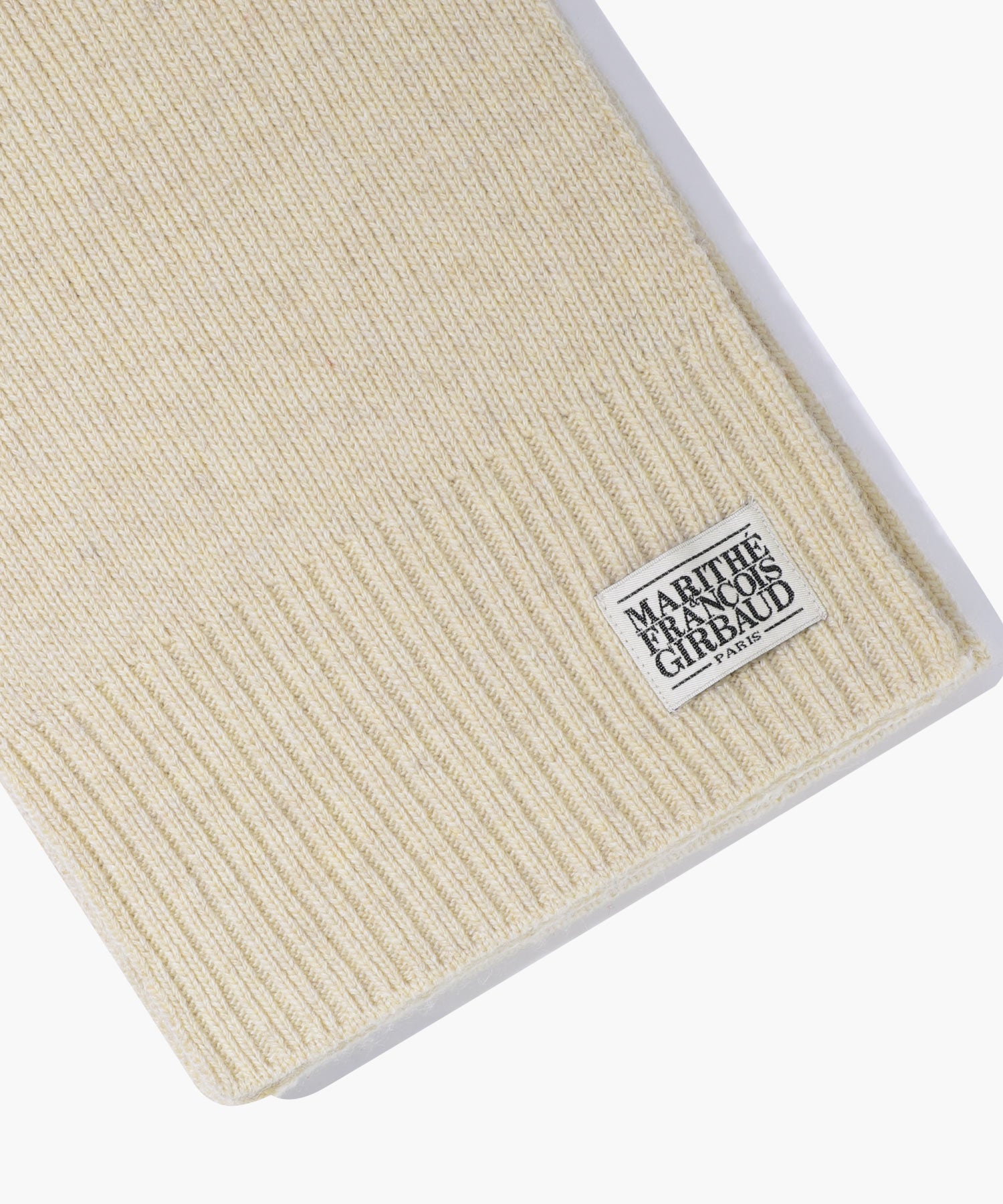 Marithe & Francois Girbaud - Classic Logo Muffler (Beige) product image 3 | TRAB K-Fashion Australia