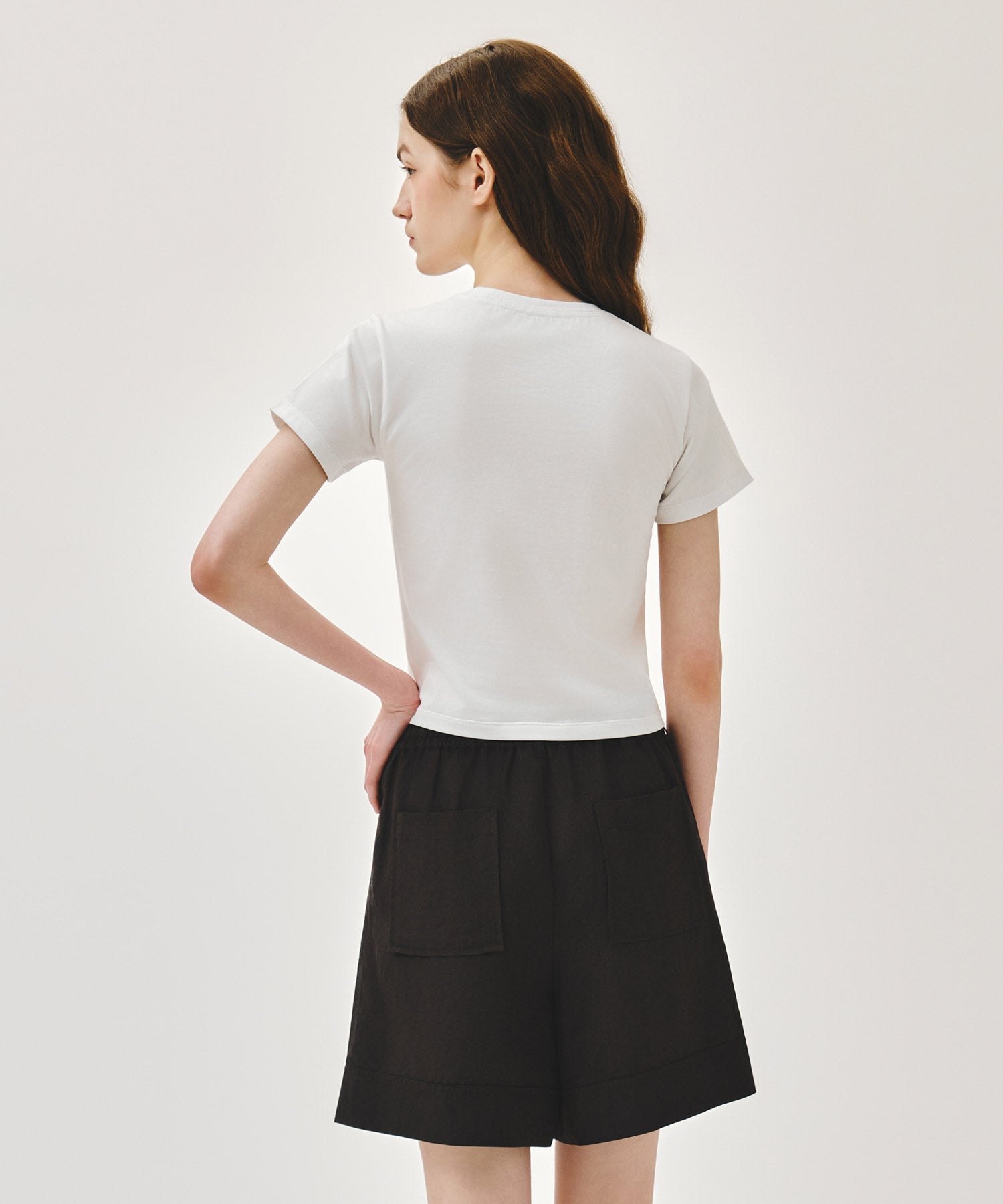 Marithe & Francois Girbaud - Lemon Graphic Slim Crop Tee (White) product image 3 | TRAB K-Fashion Australia