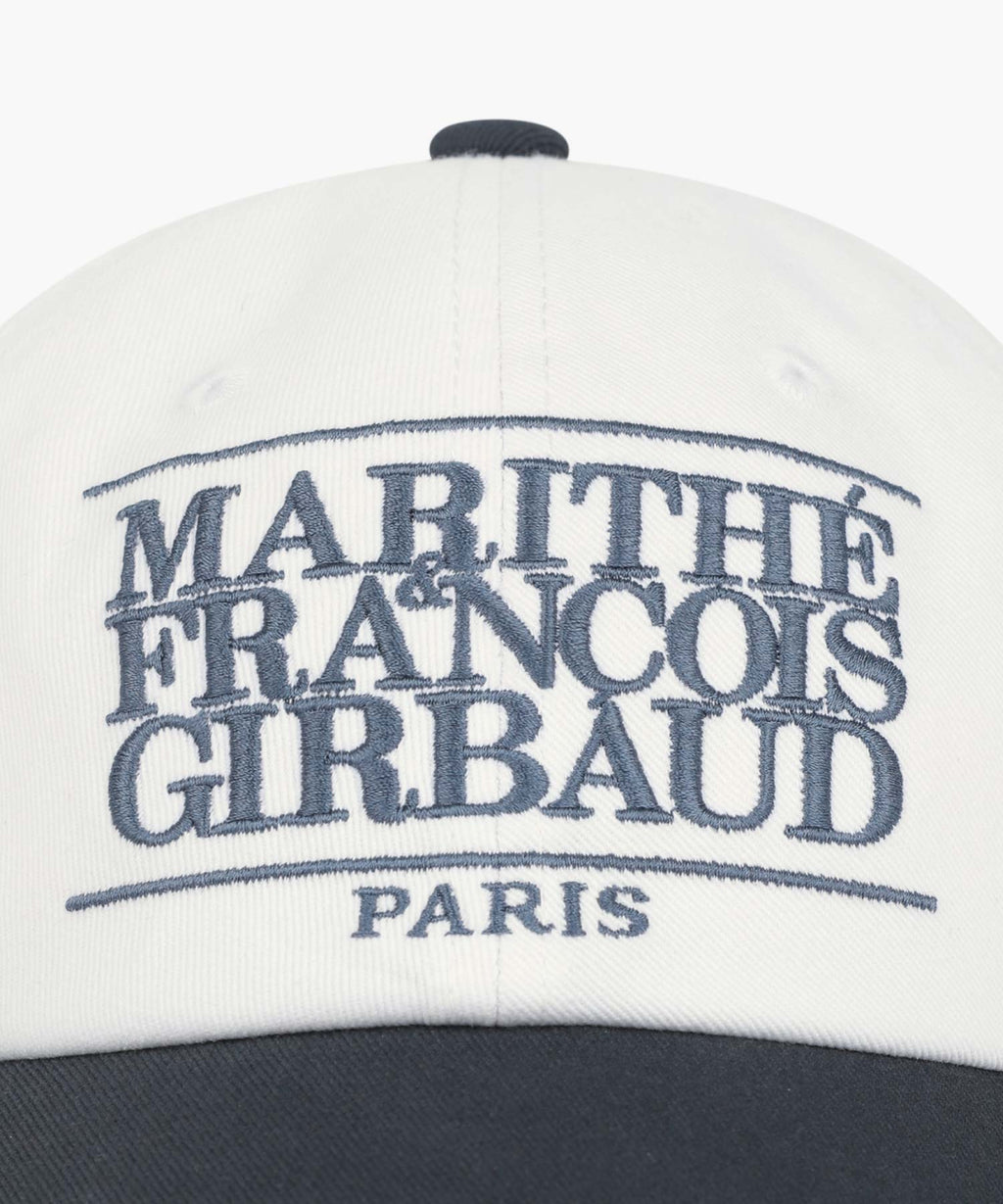 Marithe & Francois Girbaud - Classic Logo 6panel Color Block Cap (Dark Gray) product image 3 | TRAB K-Fashion Australia