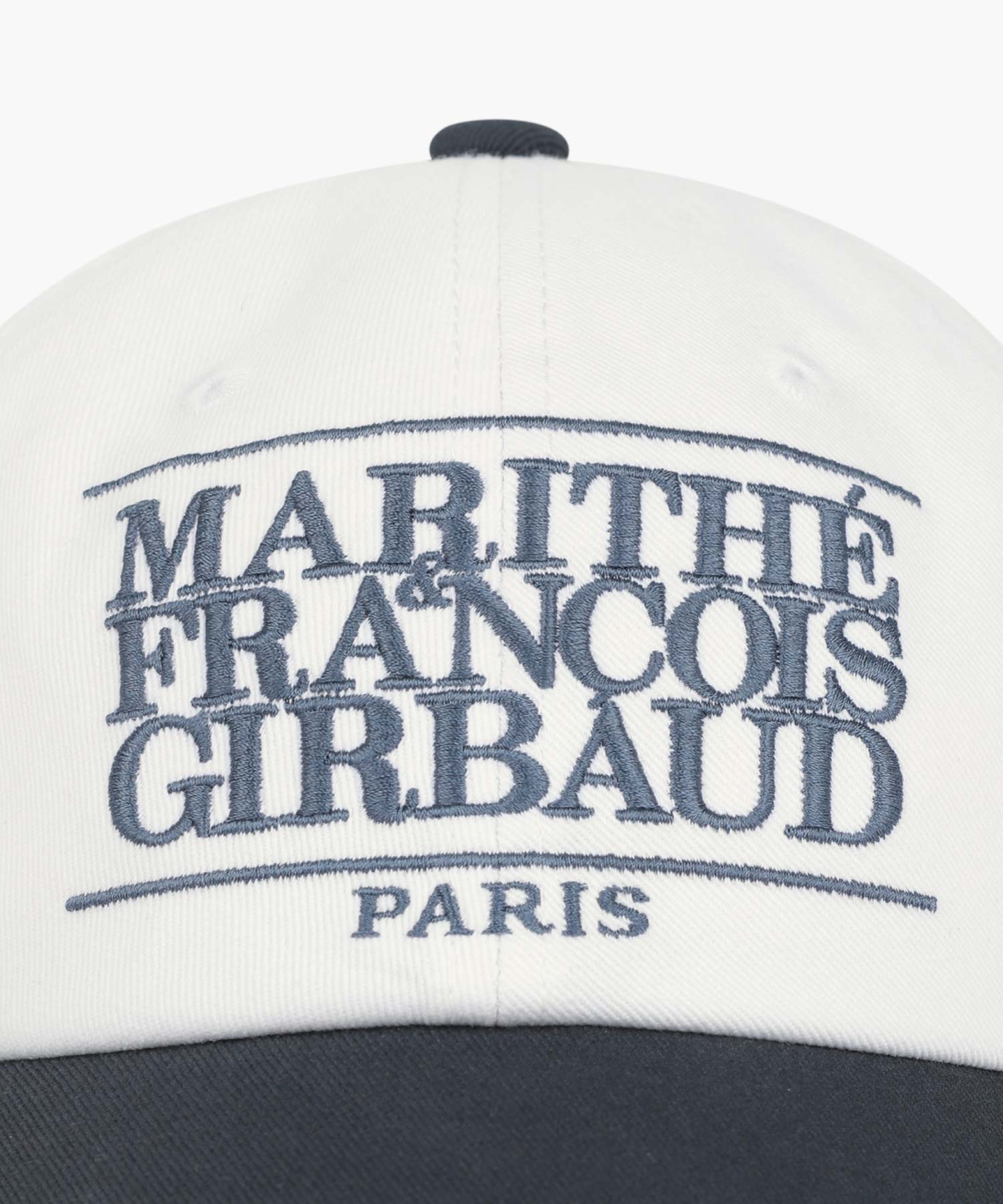 Marithe & Francois Girbaud - Classic Logo 6panel Color Block Cap (Dark Gray) product image 3 | TRAB K-Fashion Australia