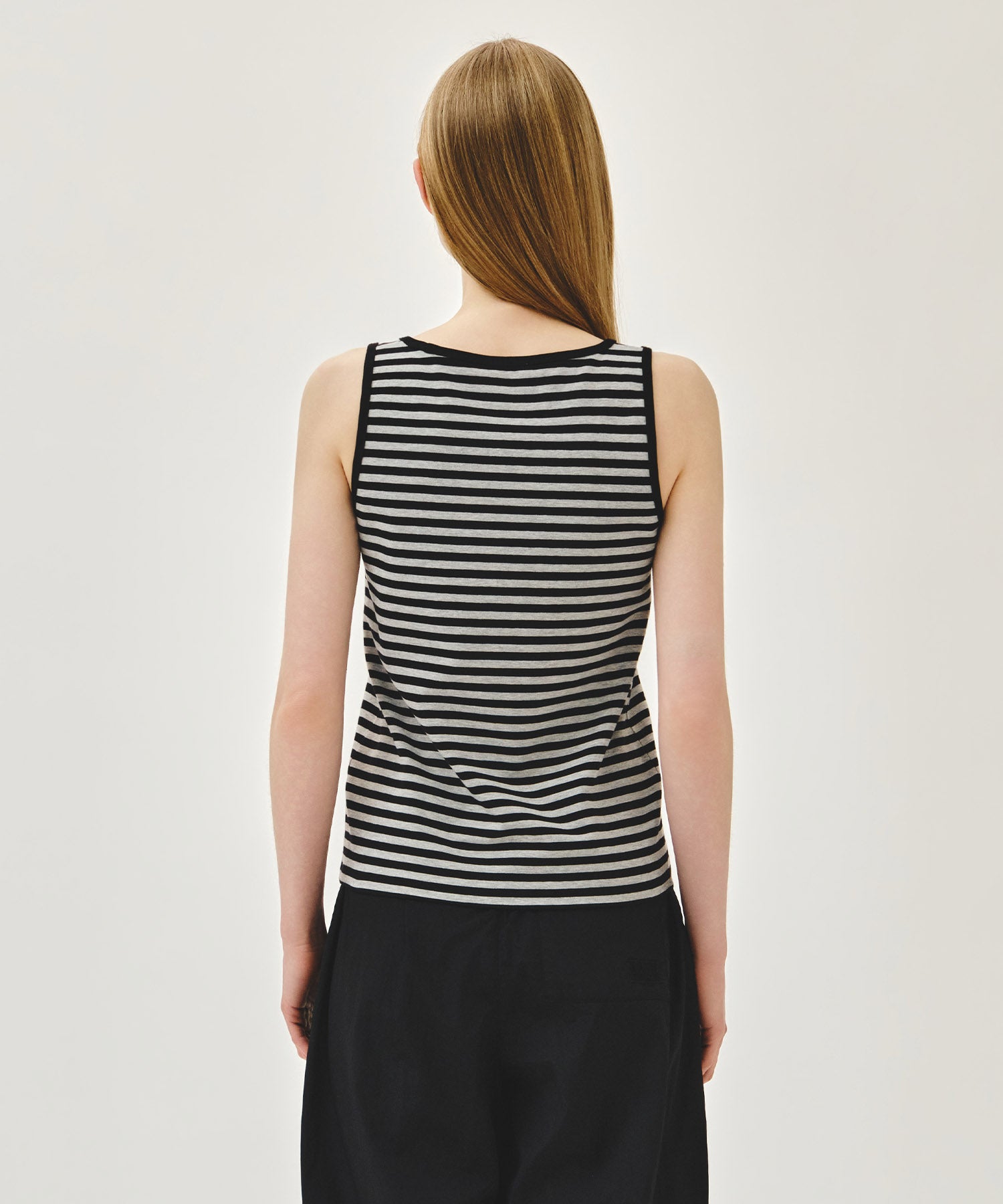 Marithe & Francois Girbaud - Small Classic Logo Sleeveless (Black) product image 3 | TRAB K-Fashion Australia